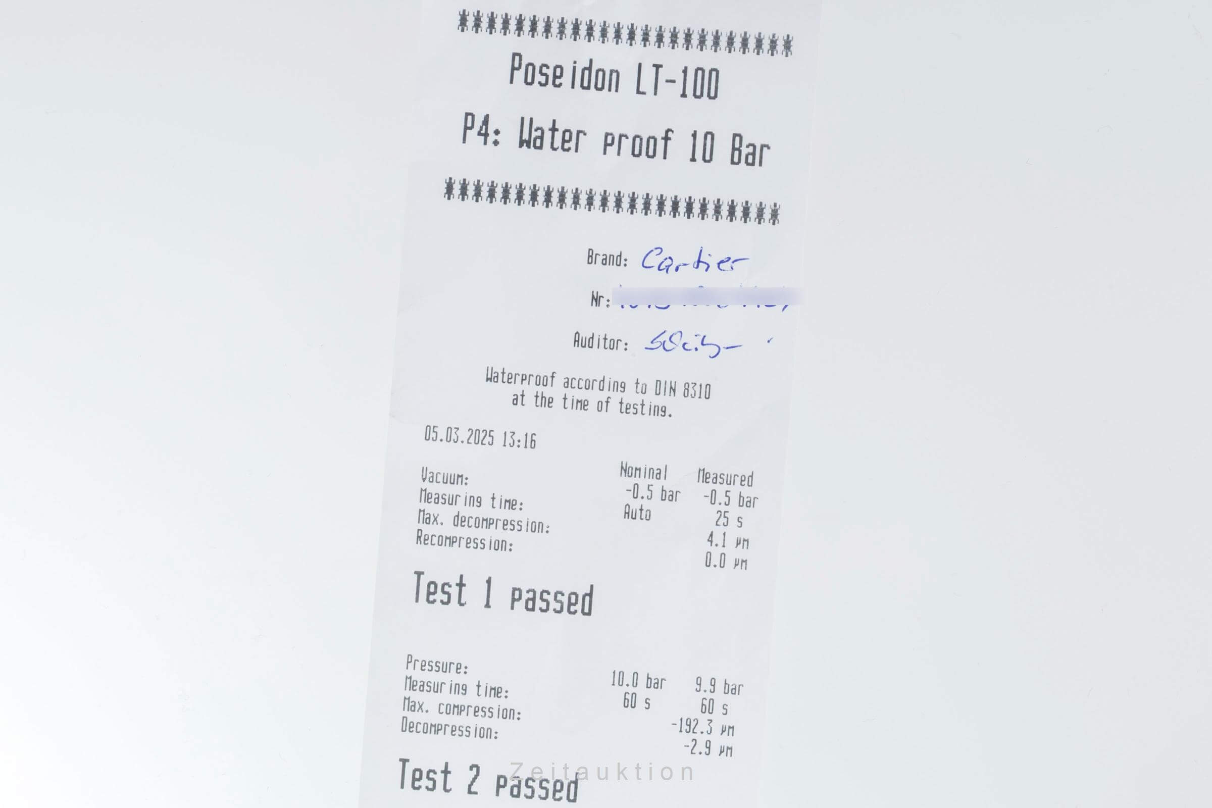 Cartier Santos acciaio automatismo orologio da uomo WSSA0061 LP: 7600EUR  [2501281]