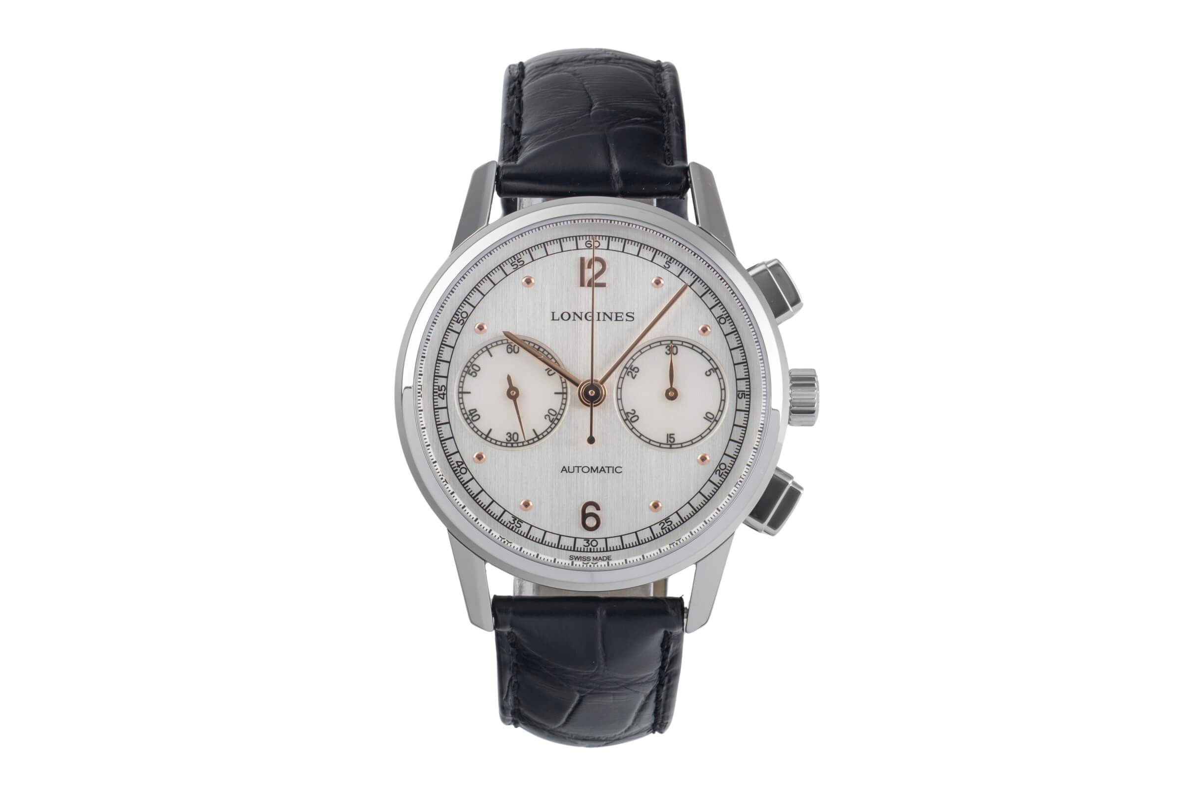 Longines Heritage cronografo acciaio automatismo orologio da uomo L2.814.4.76.0  [2501282]