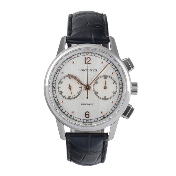 Longines Heritage cronografo acciaio automatismo orologio da uomo L2.814.4.76.0  [2501282]