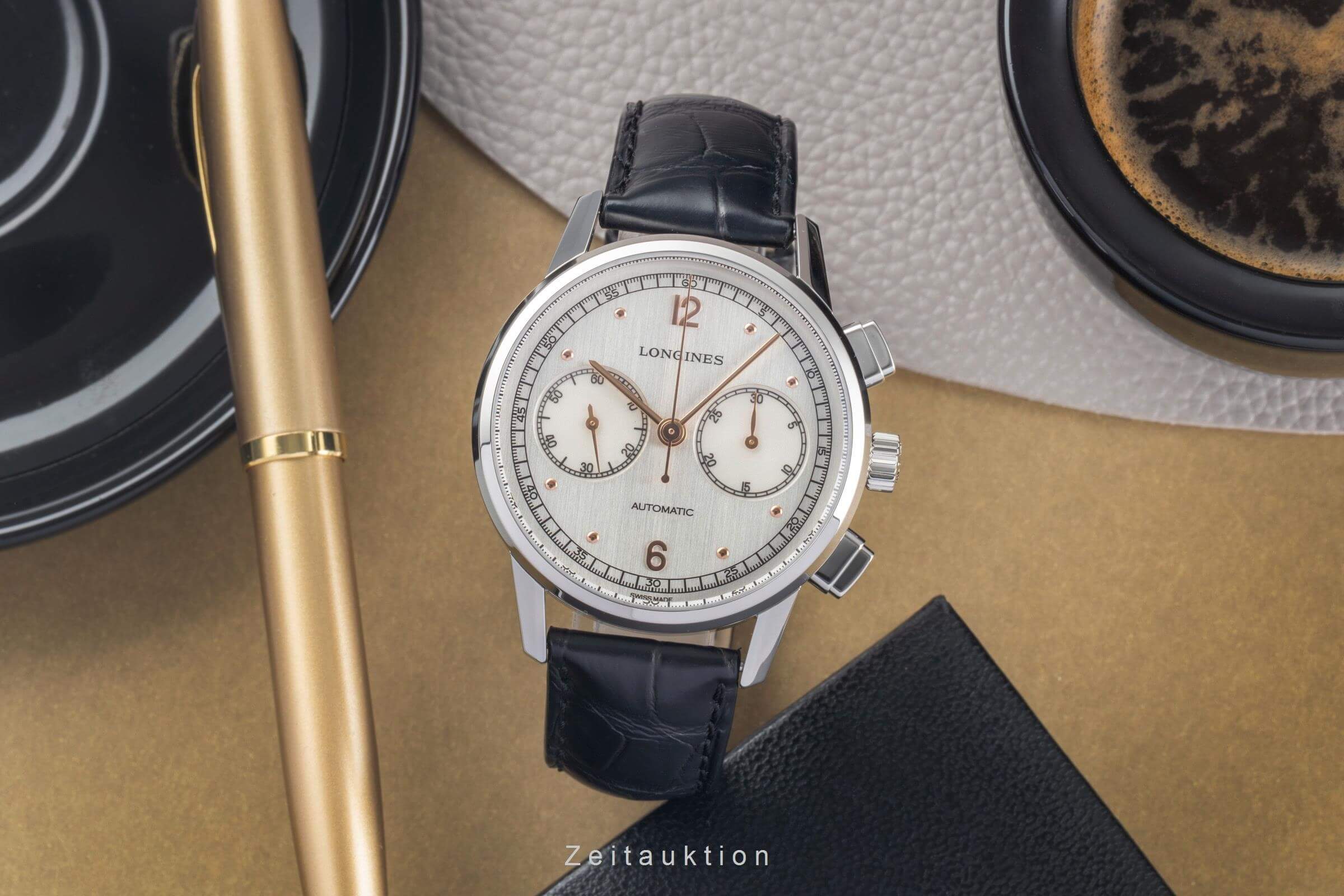 Longines Heritage cronografo acciaio automatismo orologio da uomo L2.814.4.76.0  [2501282]