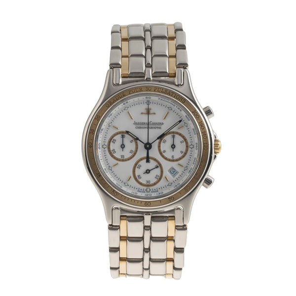 Jaeger LeCoultre Heraion Chronograph Stahl / Gold Quarz Herrenuhr Ref. 115.5.31  [2501290]