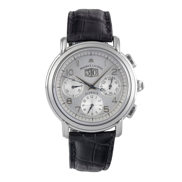 Maurice Lacroix Masterpiece Flyback cronografo acciaio automatismo orologio da uomo 05826  [2501292]