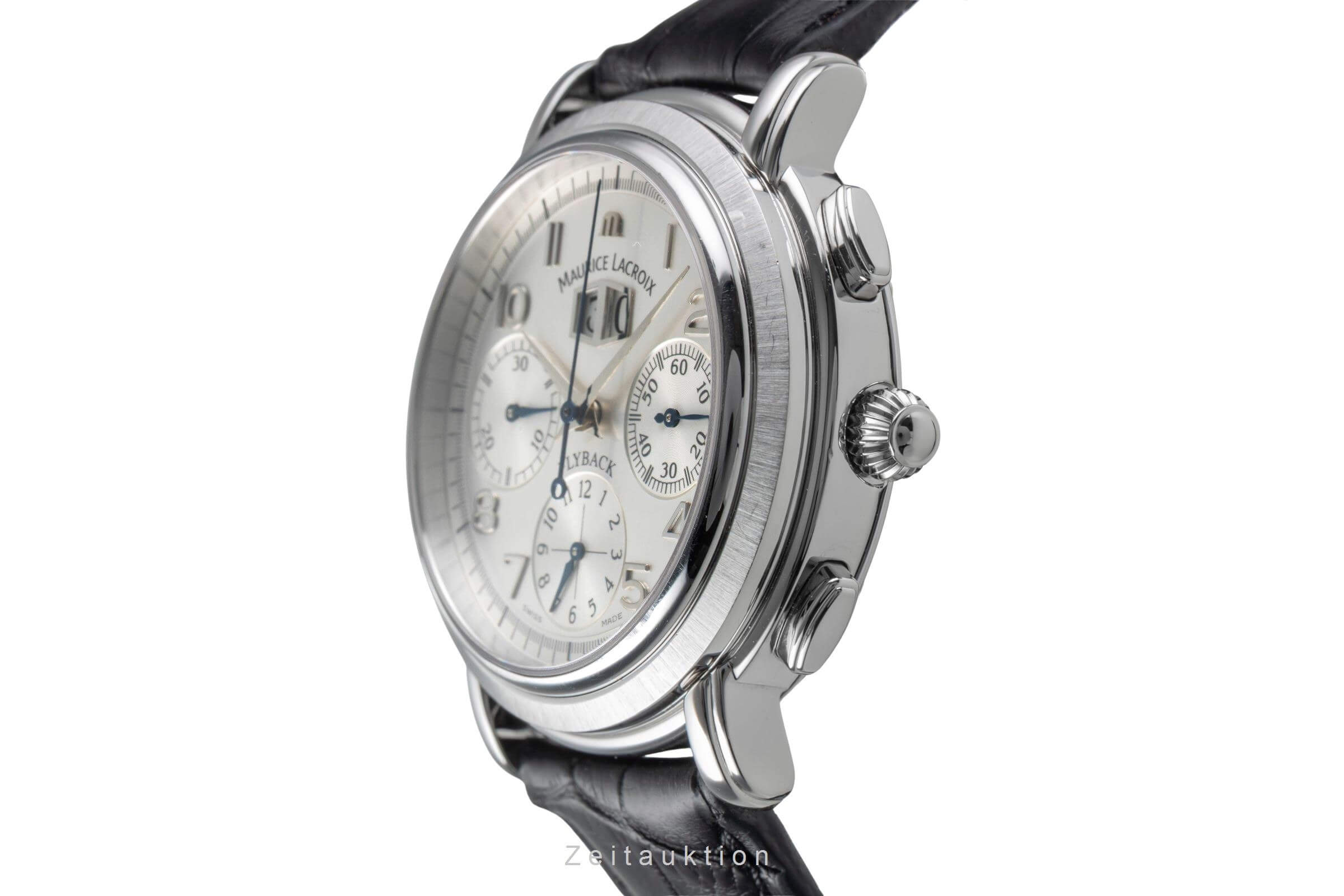 Maurice Lacroix Masterpiece Flyback cronografo acciaio automatismo orologio da uomo 05826  [2501292]