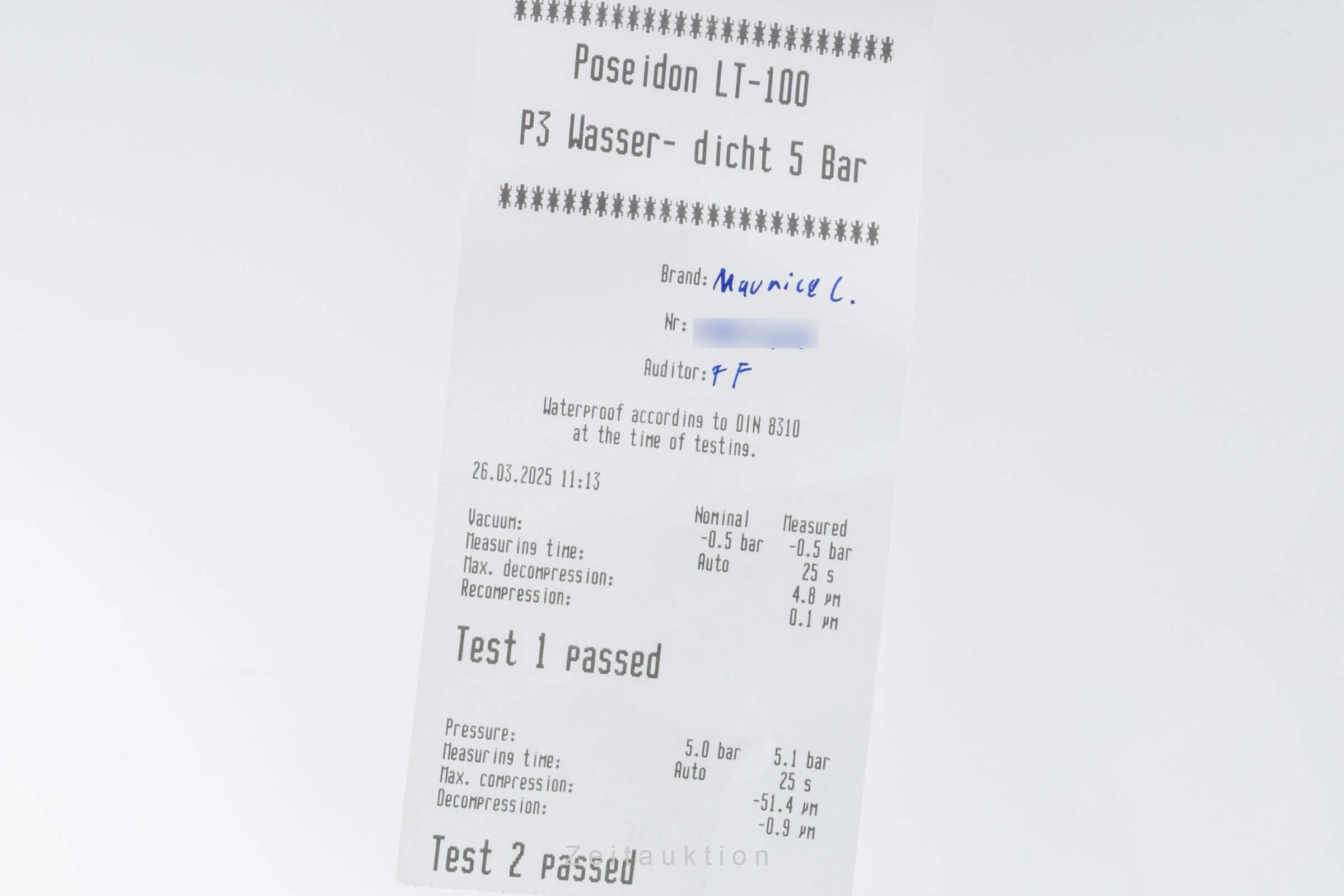 Maurice Lacroix Masterpiece Flyback cronografo acciaio automatismo orologio da uomo 05826  [2501292]