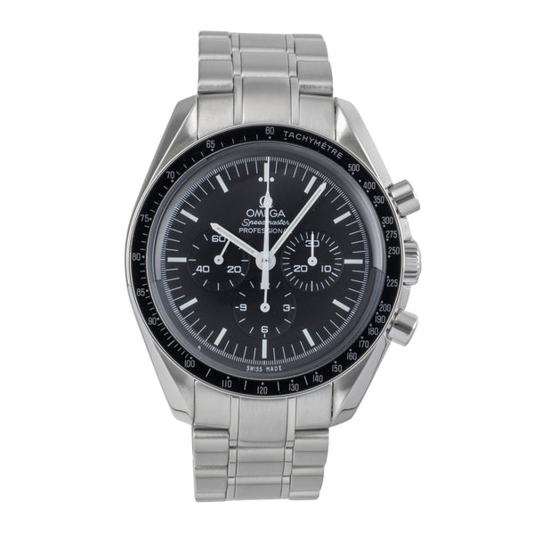 Omega Speedmaster Moonwatch cronografo acciaio carica manuale orologio da uomo 311.30.42.30.01.005 LP: 7600EUR  [2501293]