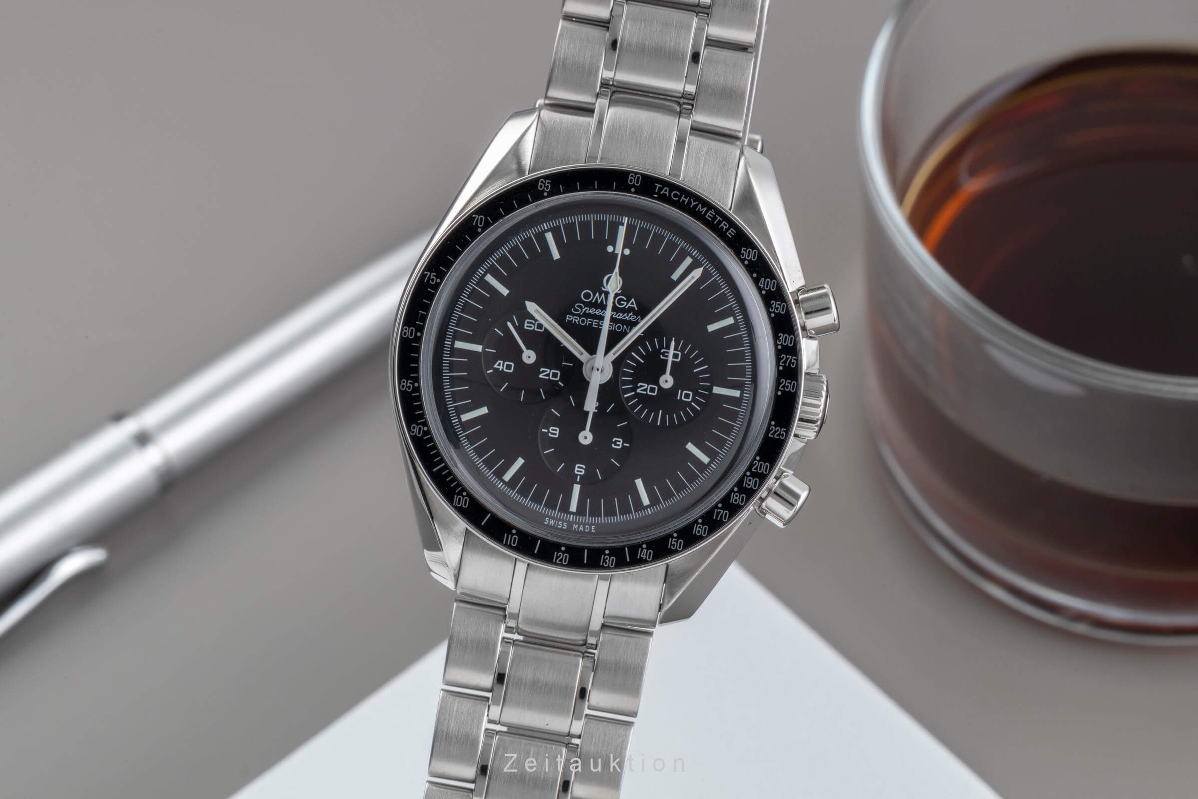 Omega Speedmaster Moonwatch cronografo acciaio carica manuale orologio da uomo 311.30.42.30.01.005 LP: 7600EUR  [2501293]