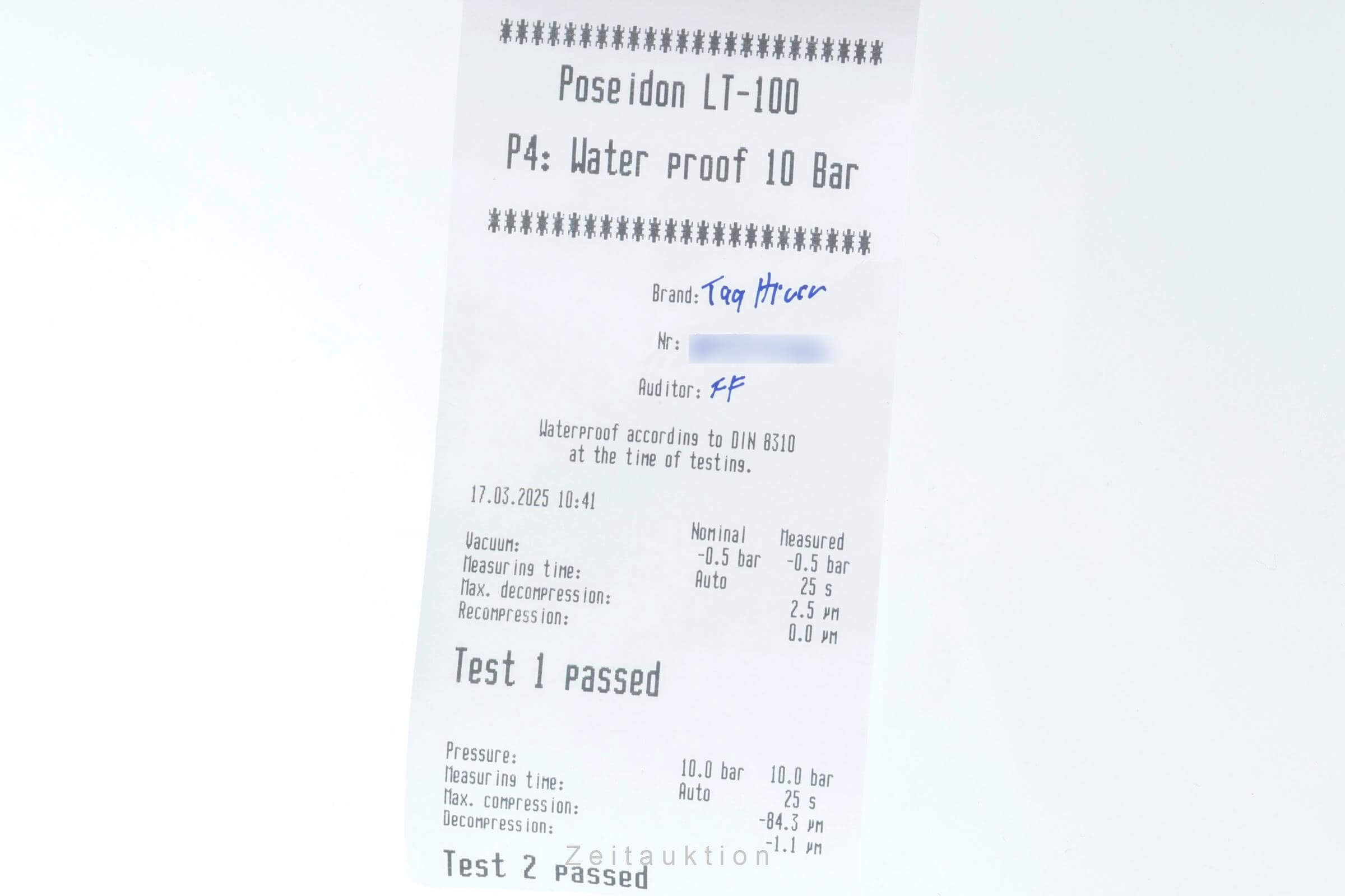 Tag Heuer Formula 1 Chronograph Automatik Stahl Ref. CAZ2010-FT8024 B&P 2015 [2501300]