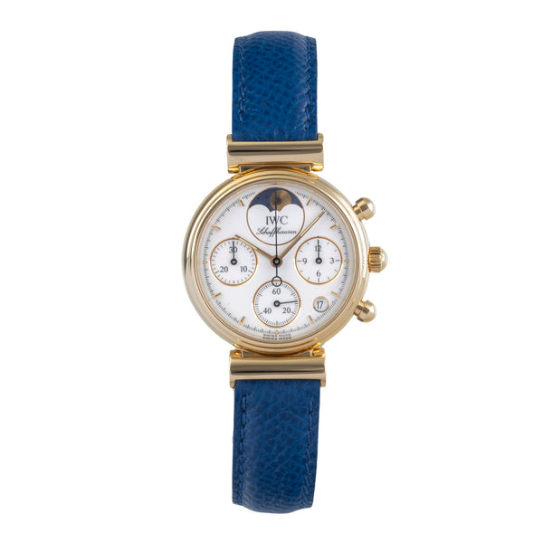 IWC Da Vinci chronograph 18 ct gold quartz women's watch IW373601  [2501304]