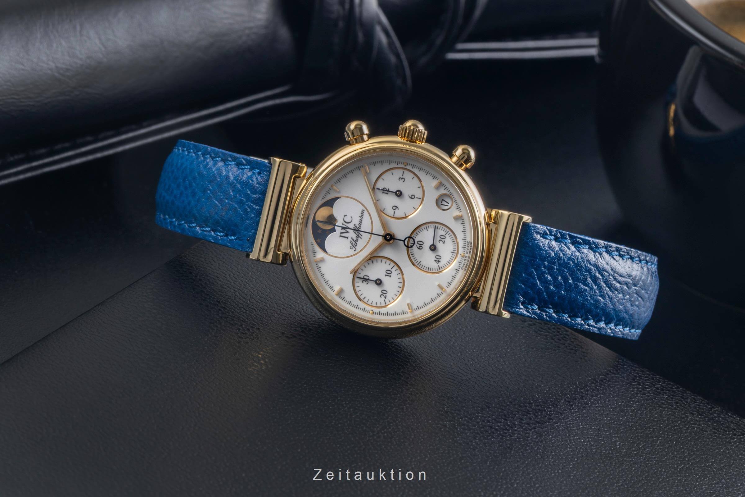 IWC Da Vinci chronograph 18 ct gold quartz women's watch IW373601  [2501304]