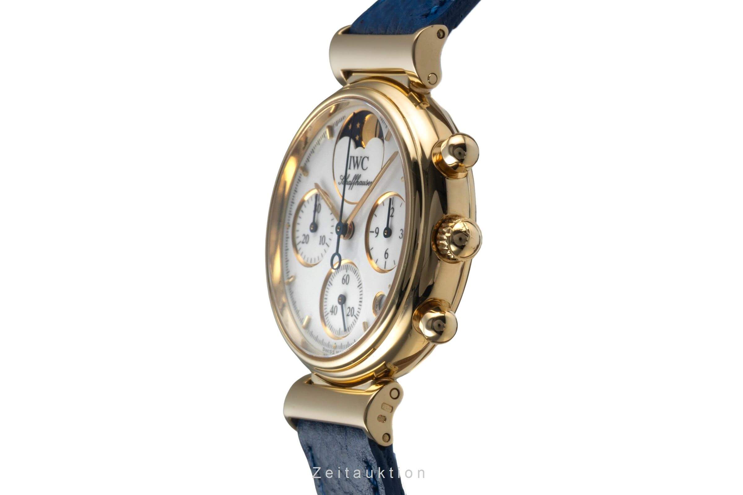 IWC Da Vinci chronograph 18 ct gold quartz women's watch IW373601  [2501304]
