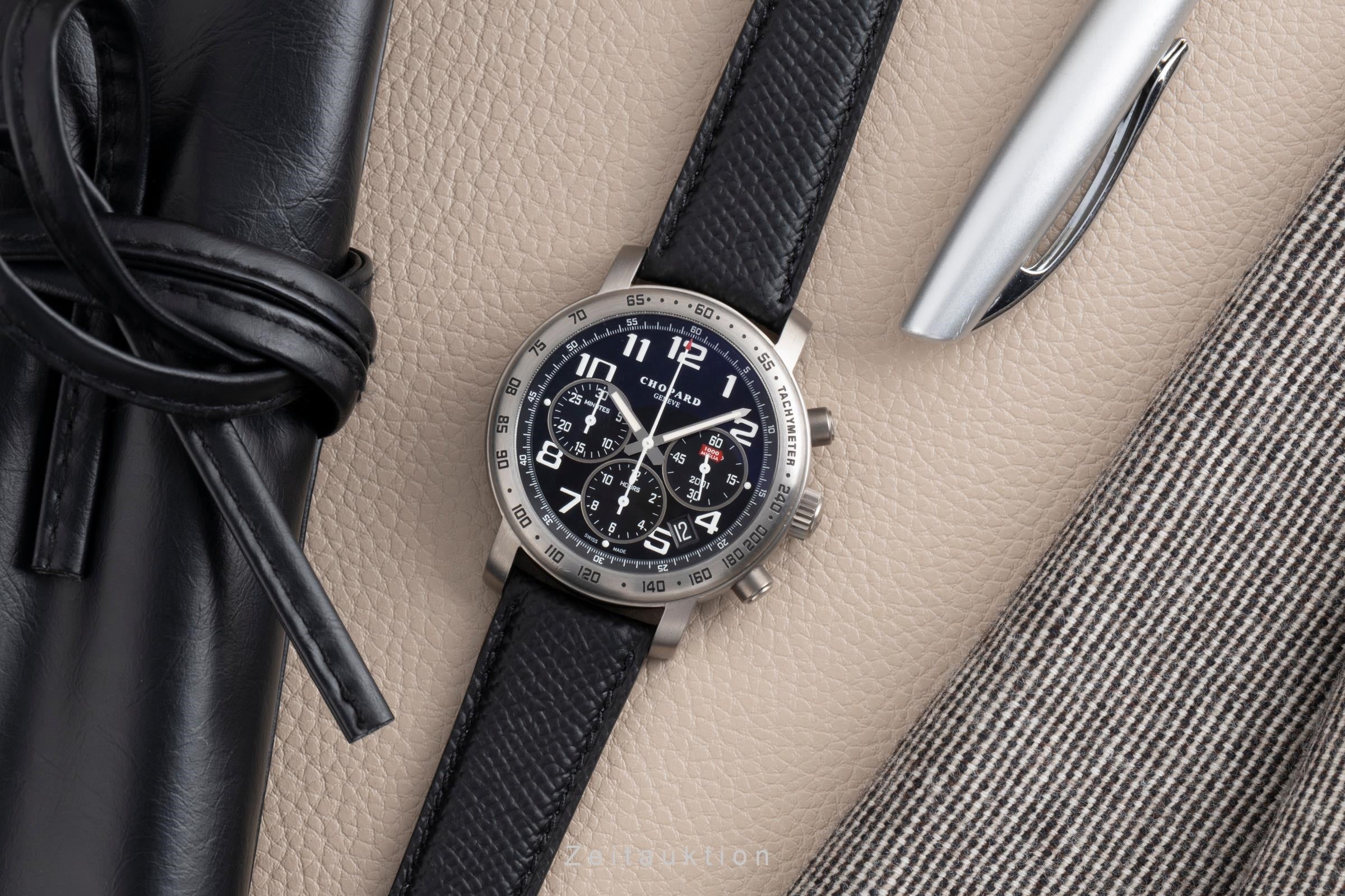 Chopard 1000 Miglia chronograph titanium automatic men's watch 8915  [2501308]