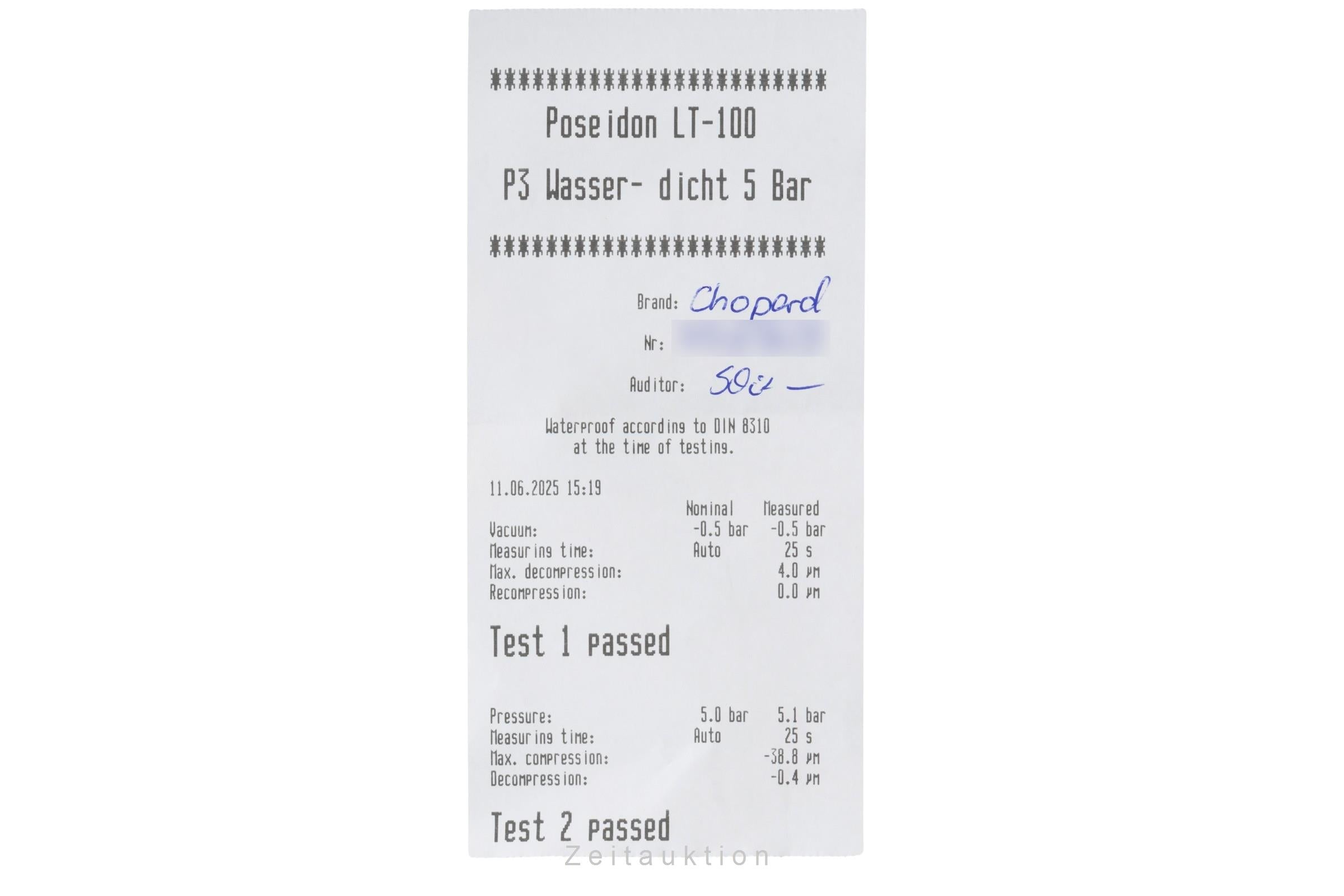 Chopard 1000 Miglia chronograph titanium automatic men's watch 8915  [2501308]