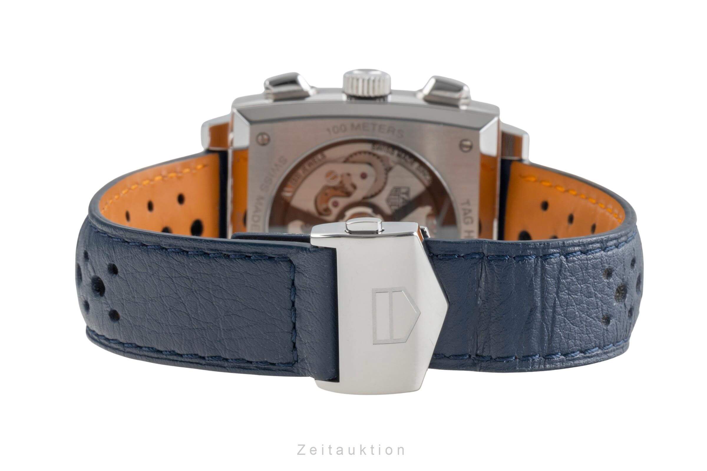 Tag Heuer Monaco cronografo acciaio automatismo orologio da uomo CBL2115.FC6494 LP: 7900EUR  [2501326]