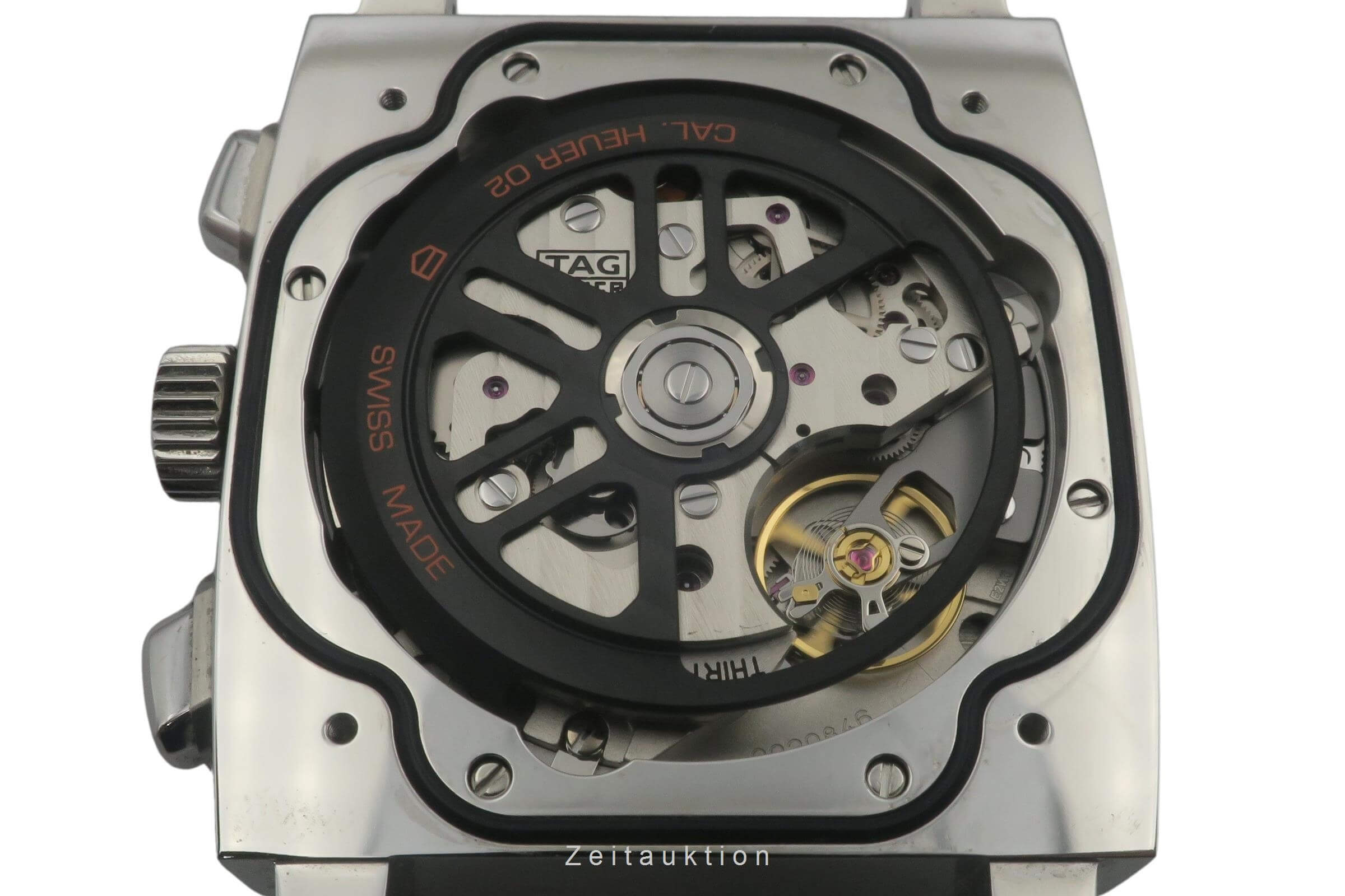 Tag Heuer Monaco cronografo acciaio automatismo orologio da uomo CBL2115.FC6494 LP: 7900EUR  [2501326]