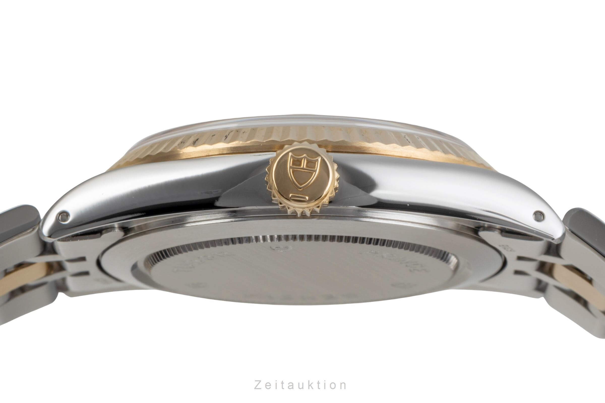 Tudor Oyster Prince Date Day Stahl Gold Linen Dial Automatik Herren Ref. 76213 [2501329]