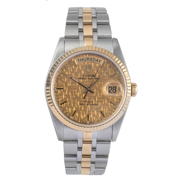 Tudor Date-Day acciaio / oro automatismo orologio da uomo 76213-0016 LP: 4090EUR  [2501330]