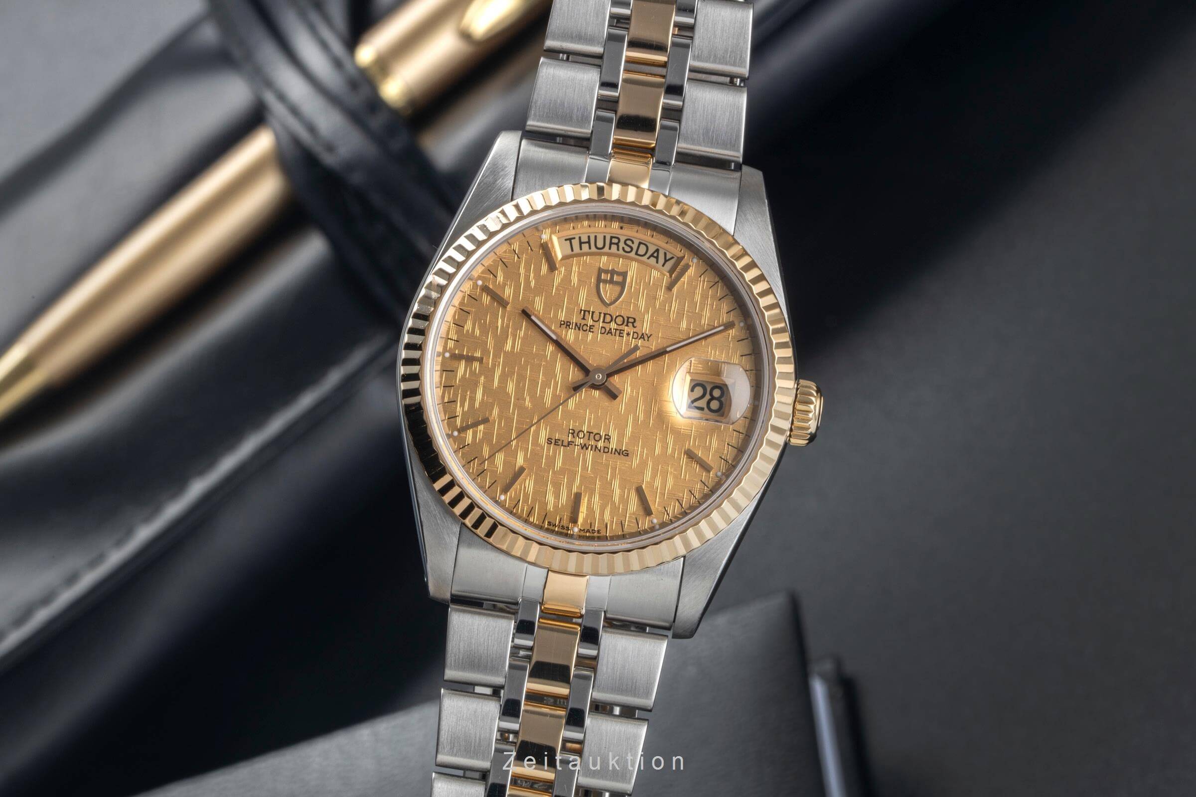 Tudor Date-Day acciaio / oro automatismo orologio da uomo 76213-0016 LP: 4090EUR  [2501330]
