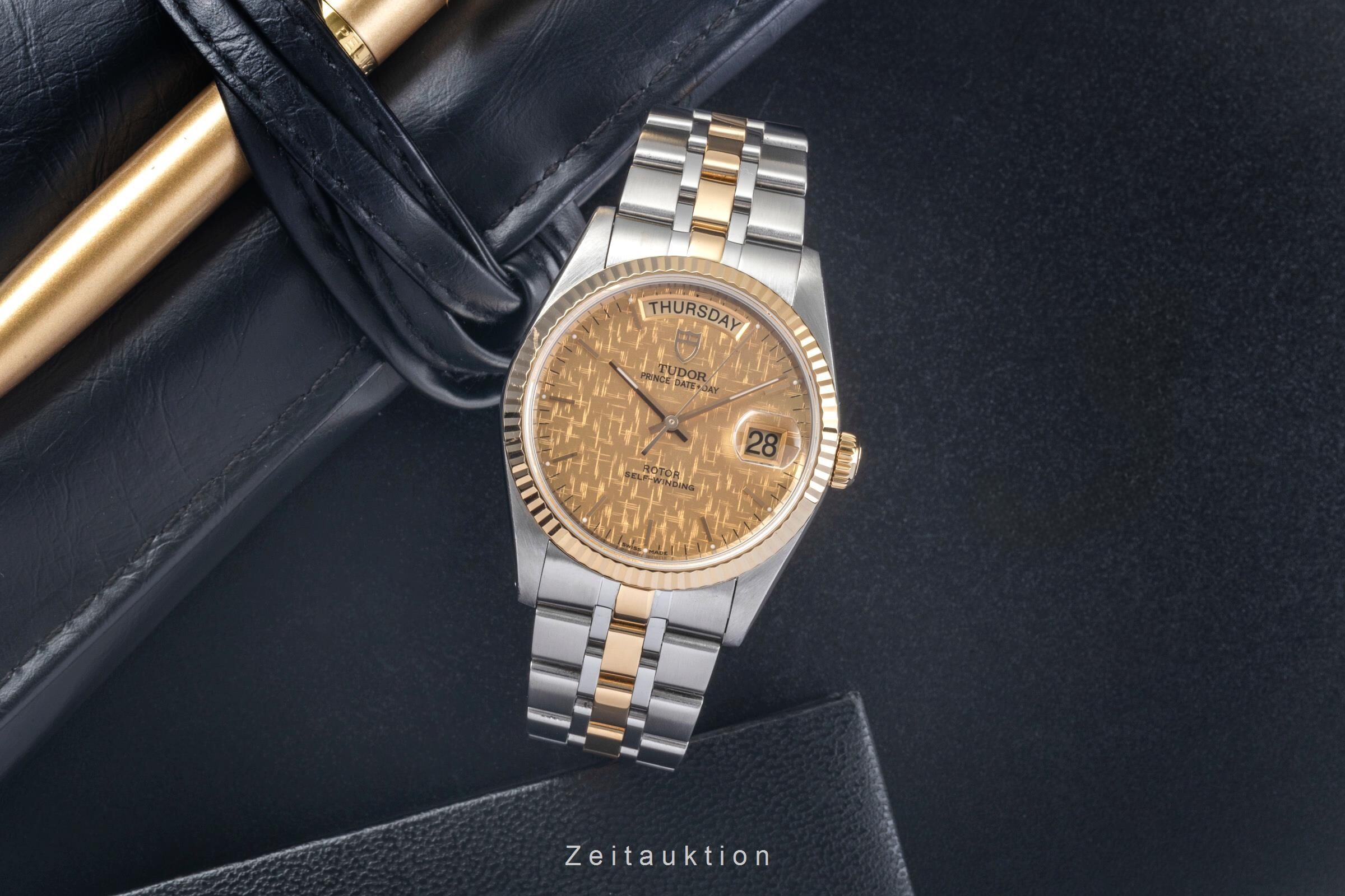 Tudor Date-Day acciaio / oro automatismo orologio da uomo 76213-0016 LP: 4090EUR  [2501330]