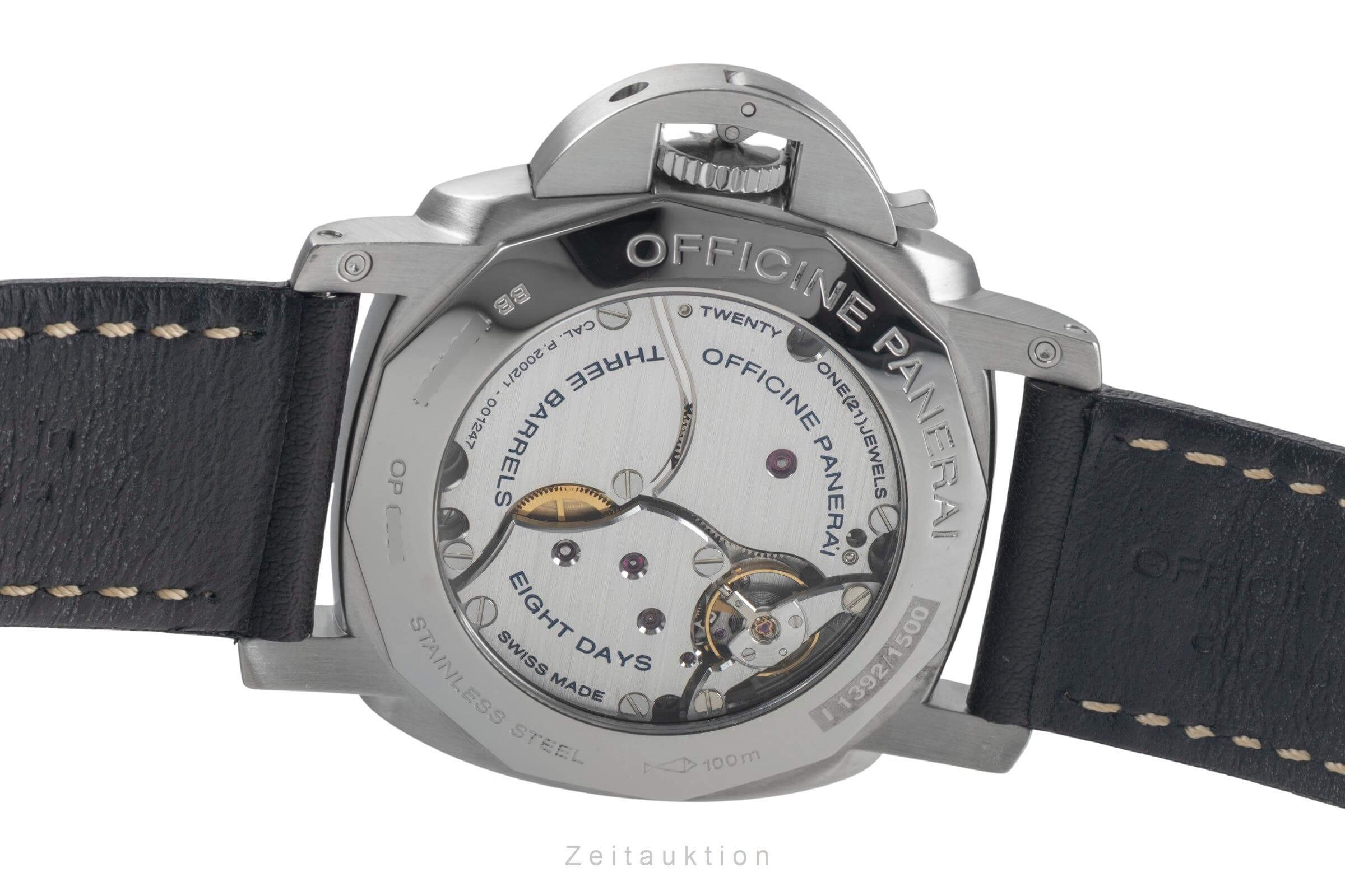 Panerai Luminor GMT acciaio carica manuale orologio da uomo PAM00233  [2501336]