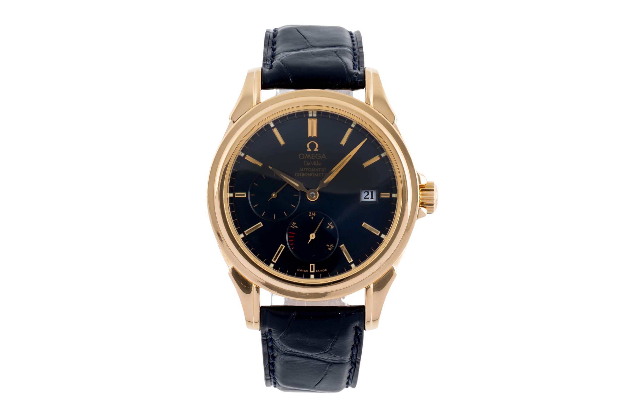 Omega De Ville 18 ct gold automatic men's watch 4632.80.33 LP: 15000EUR  [2501339]