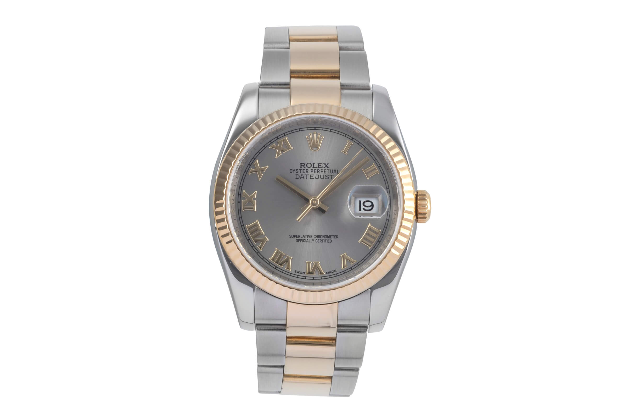 Rolex Datejust acciaio / oro automatismo orologio da uomo 116233  [2501341]