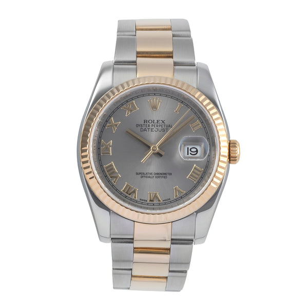 Rolex Datejust acciaio / oro automatismo orologio da uomo 116233  [2501341]