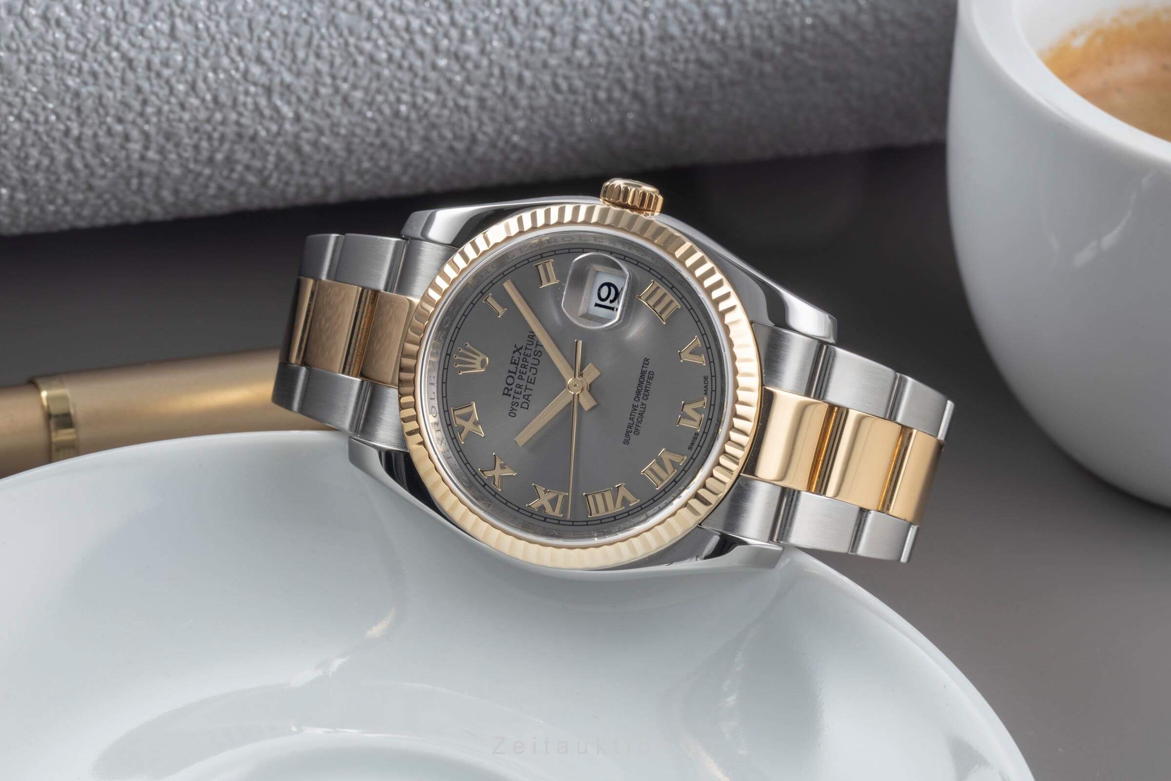 Rolex Datejust acciaio / oro automatismo orologio da uomo 116233  [2501341]