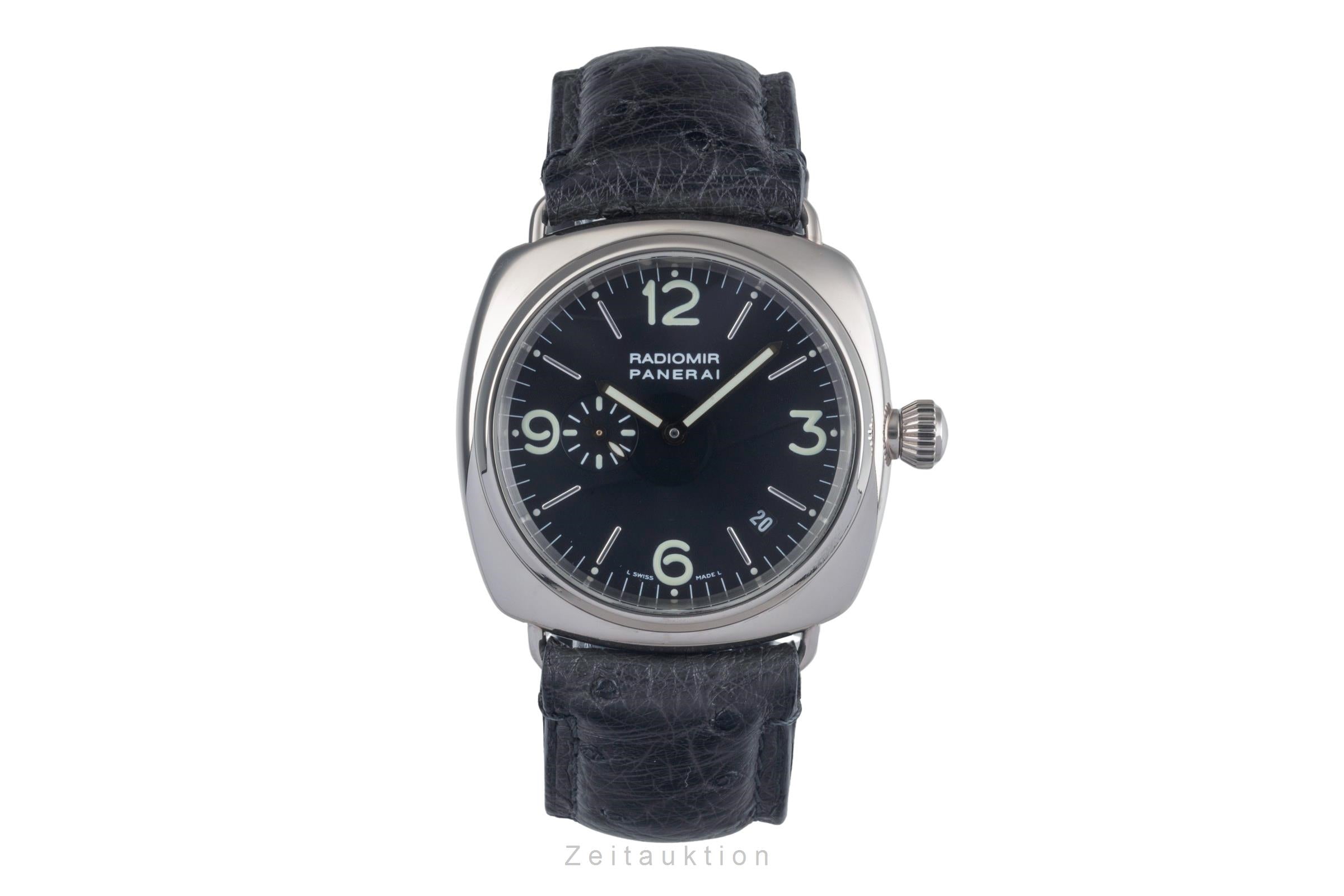 Panerai Radiomir 18 ct white gold manual winding men's watch PAM00062 LP: 18500EUR  [2501342]
