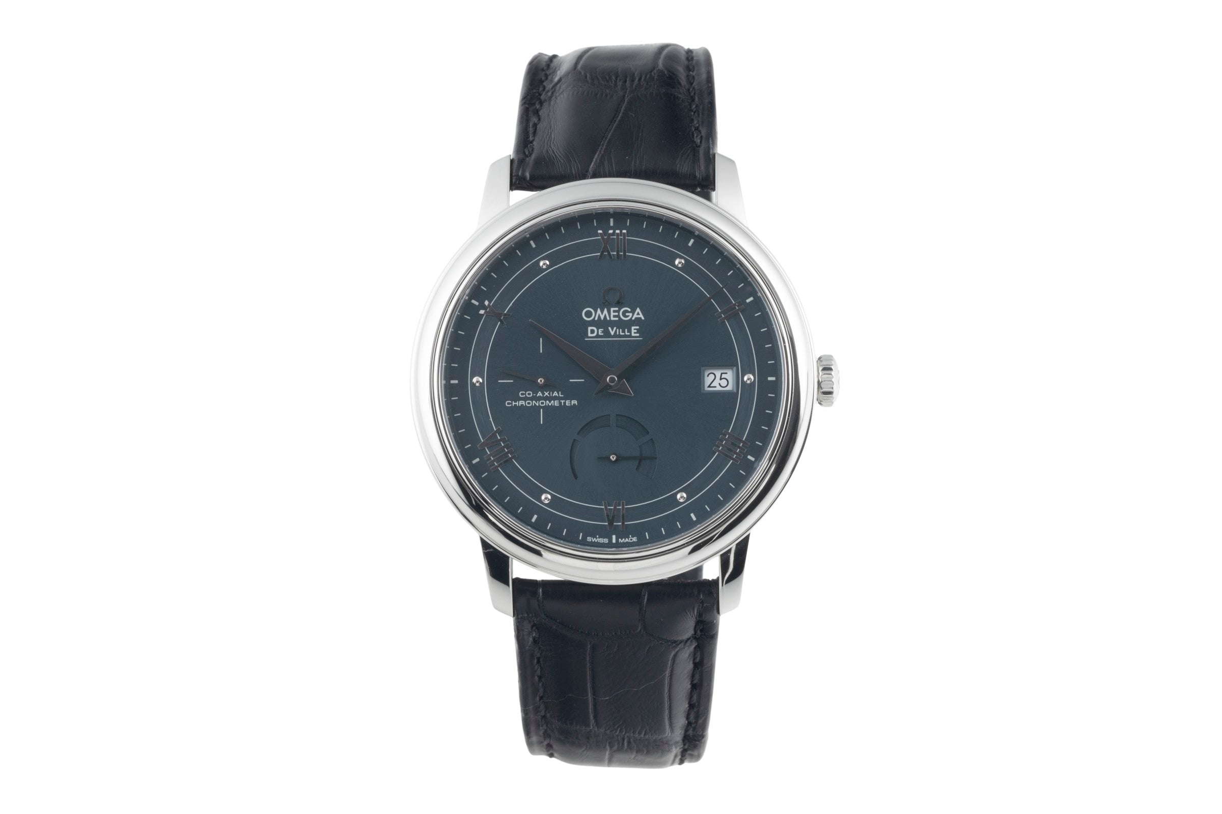 Omega De Ville steel automatic men's watch 424.13.40.21.03.002 LP: 6200EUR  [2501343]
