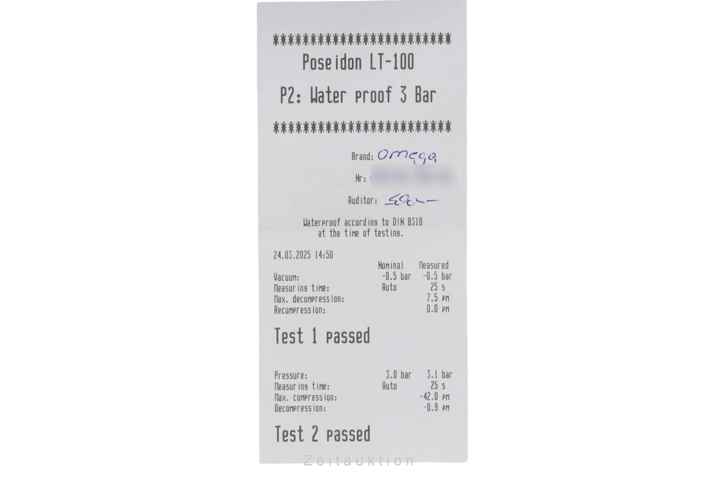 Omega De Ville acero automático reloj para caballeros 424.13.40.21.03.002 LP: 6200EUR  [2501343]