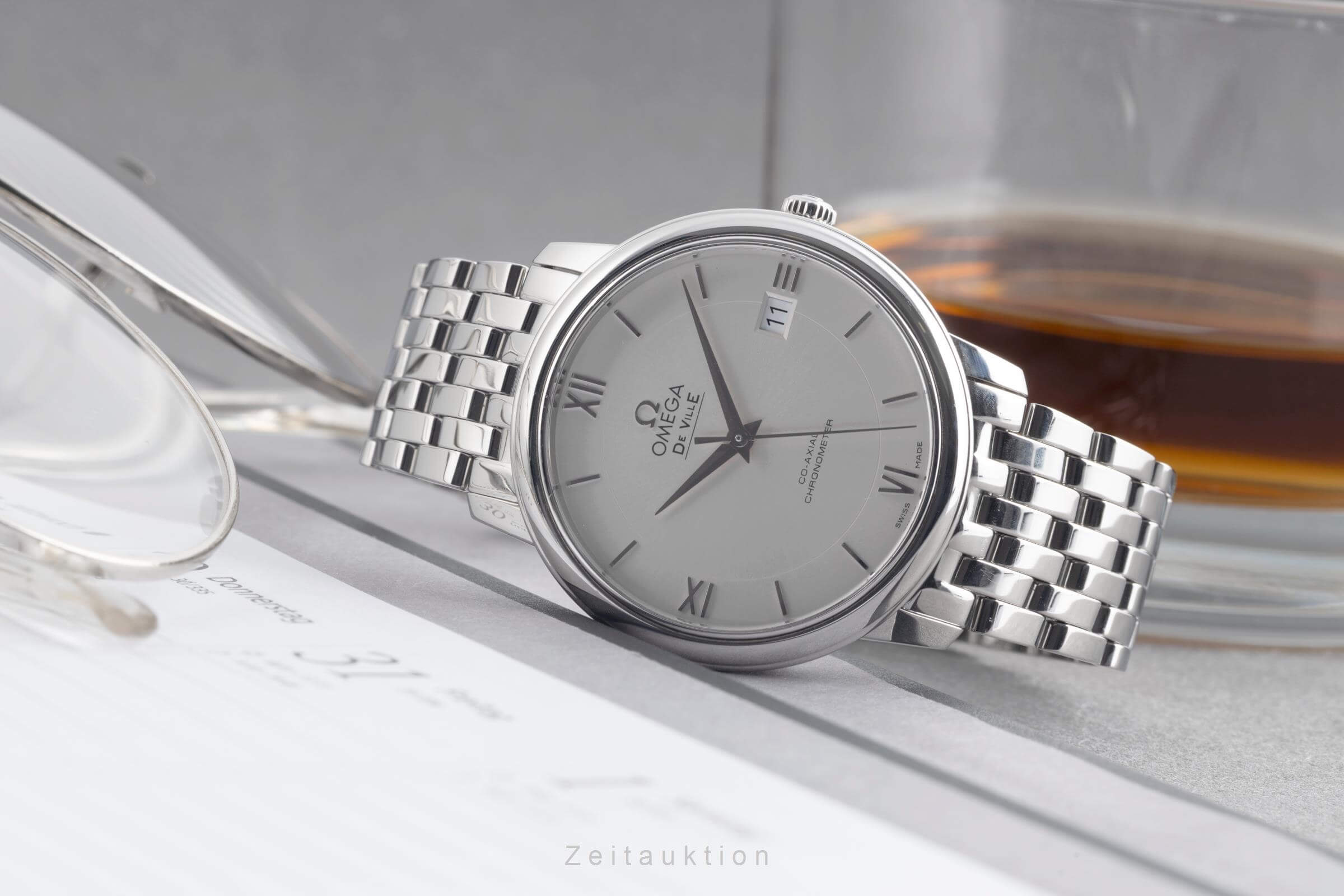 Omega De Ville acciaio automatismo orologio da uomo 424.10.37.20.02.001  [2501355]