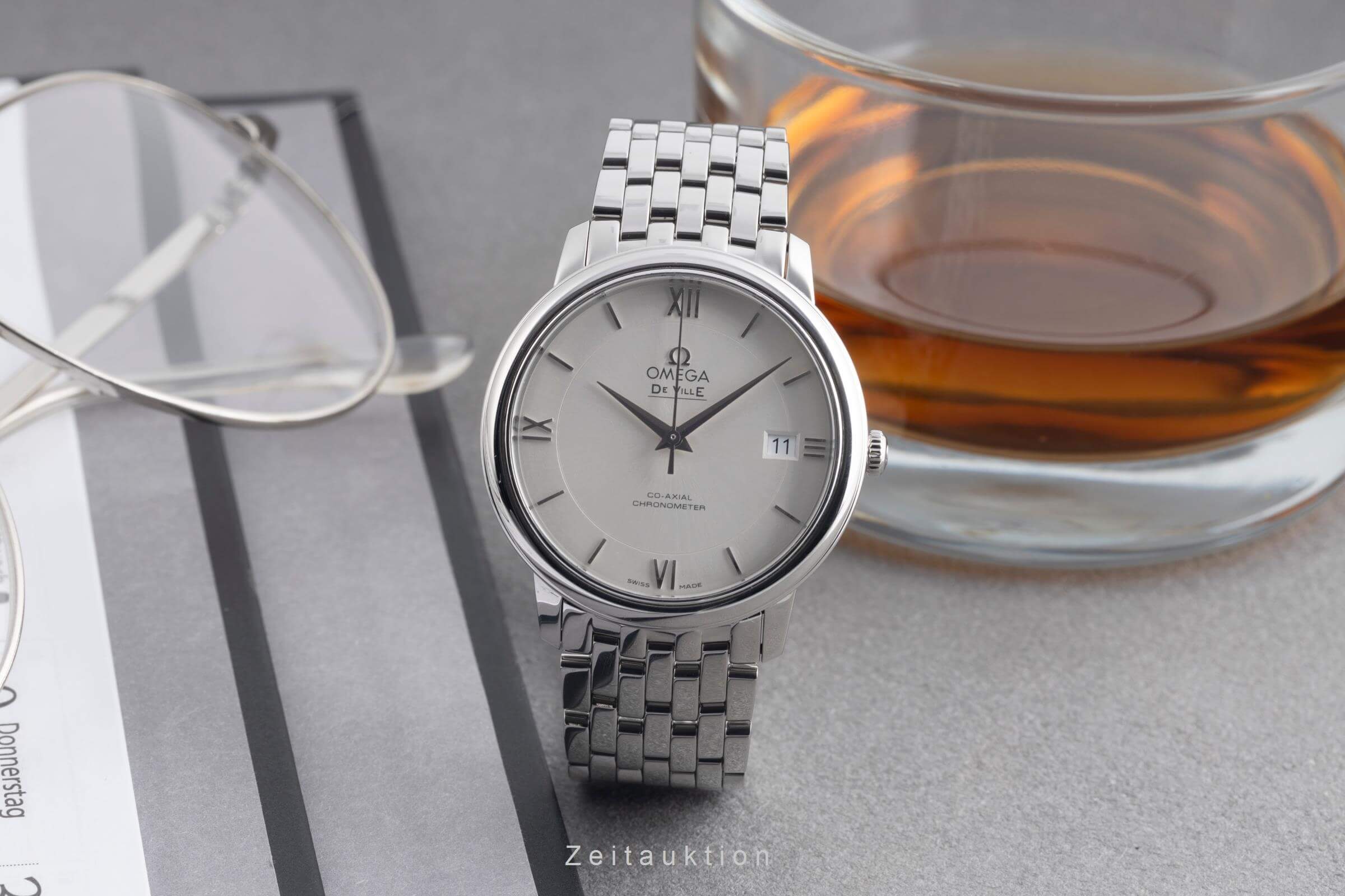 Omega De Ville acciaio automatismo orologio da uomo 424.10.37.20.02.001  [2501355]