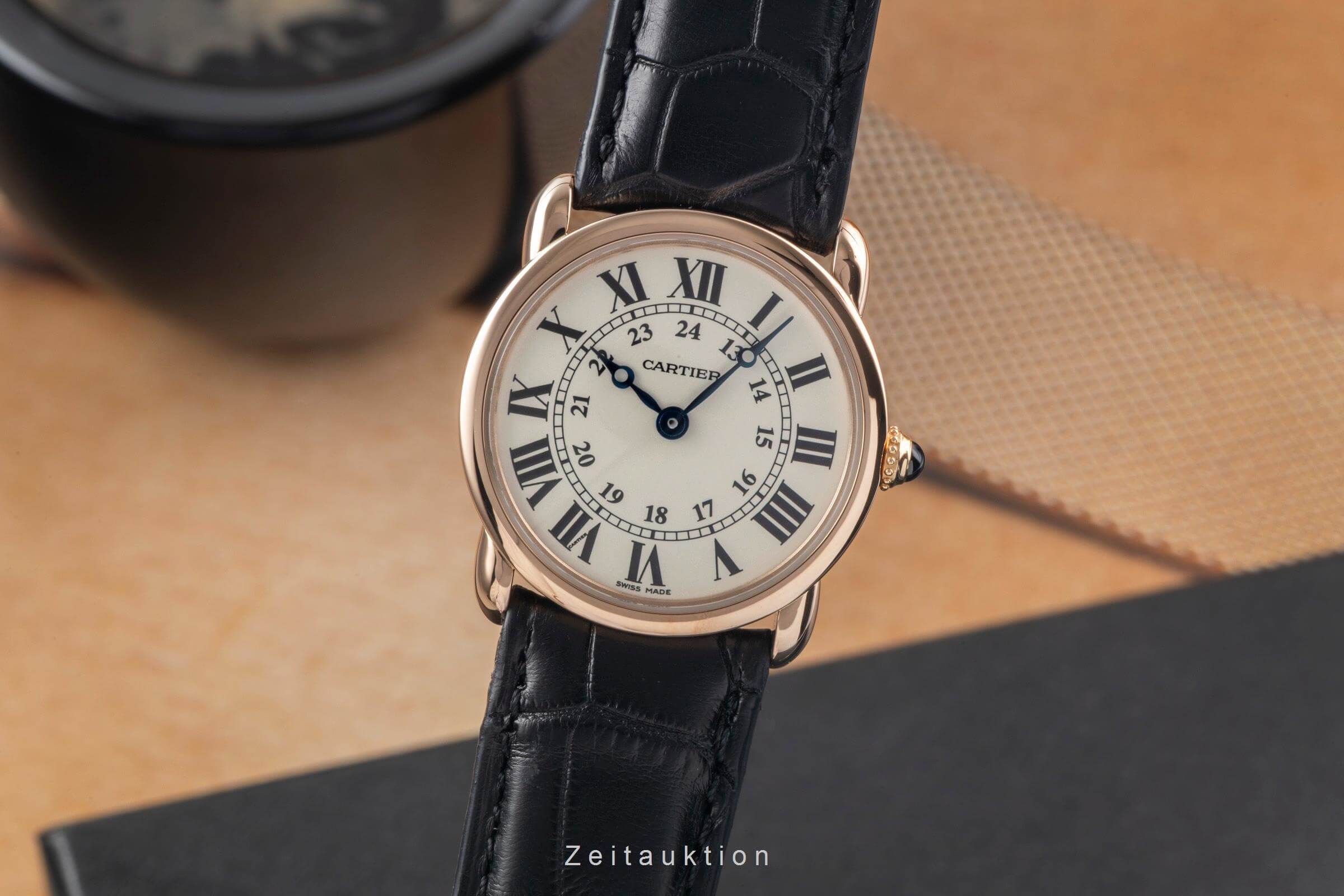 Cartier Ronde Louis oro rosso 18 ct quarzo orologio da donna W6800151 LP: 9650EUR  [2501357]