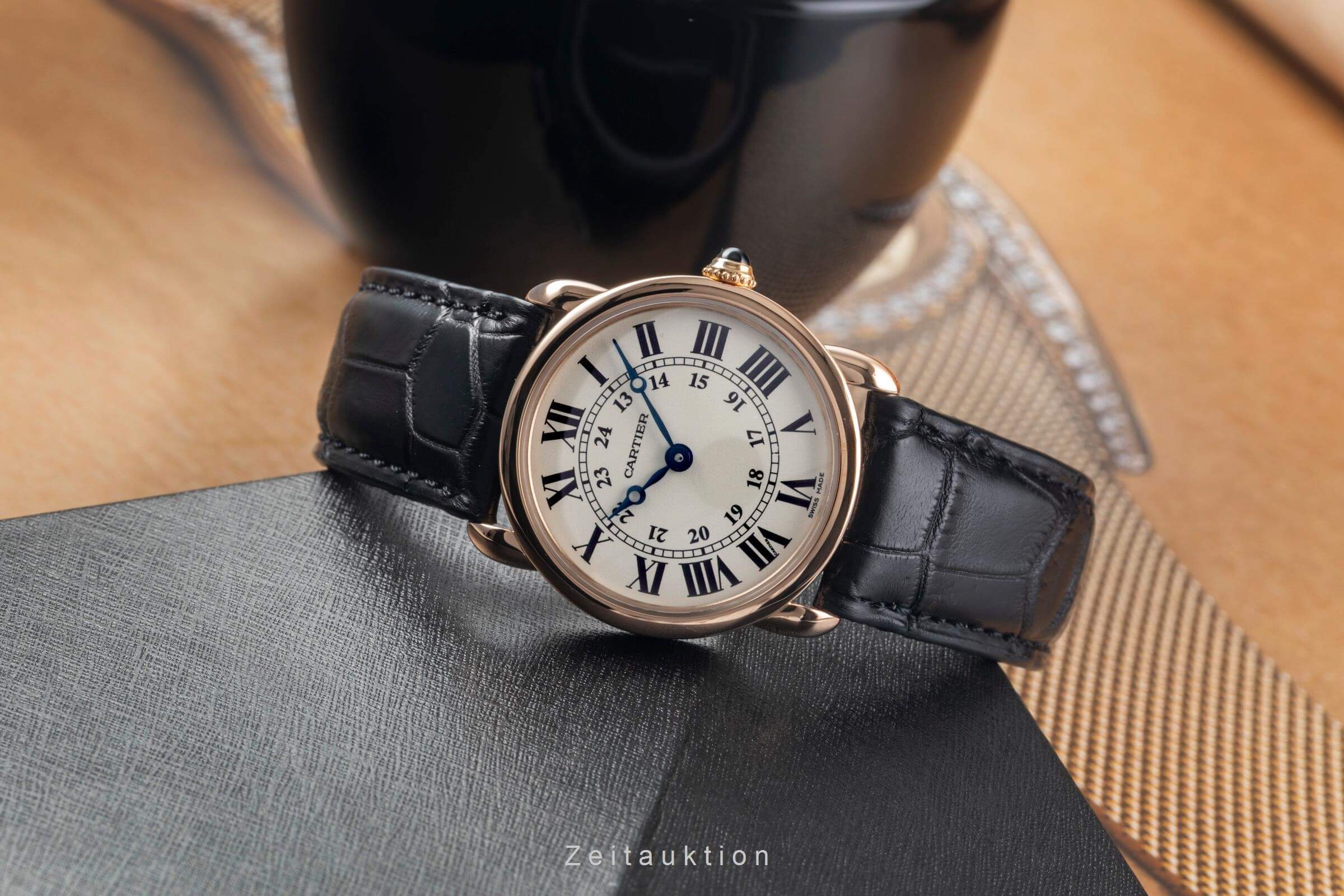 Cartier Ronde Louis oro rosso 18 ct quarzo orologio da donna W6800151 LP: 9650EUR  [2501357]