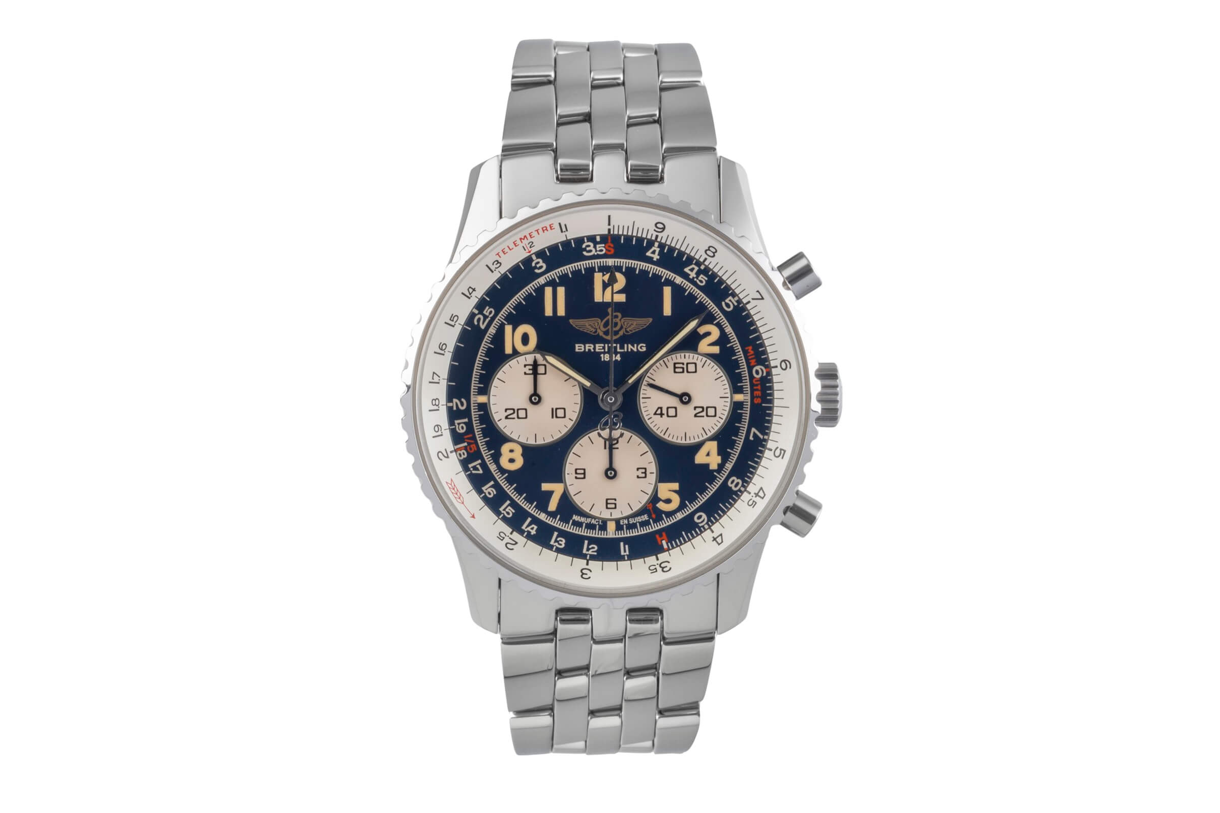 Breitling Old Navitimer Chronograph Automatik Edelstahl Herrenuhr Ref. A30021 [2501358]
