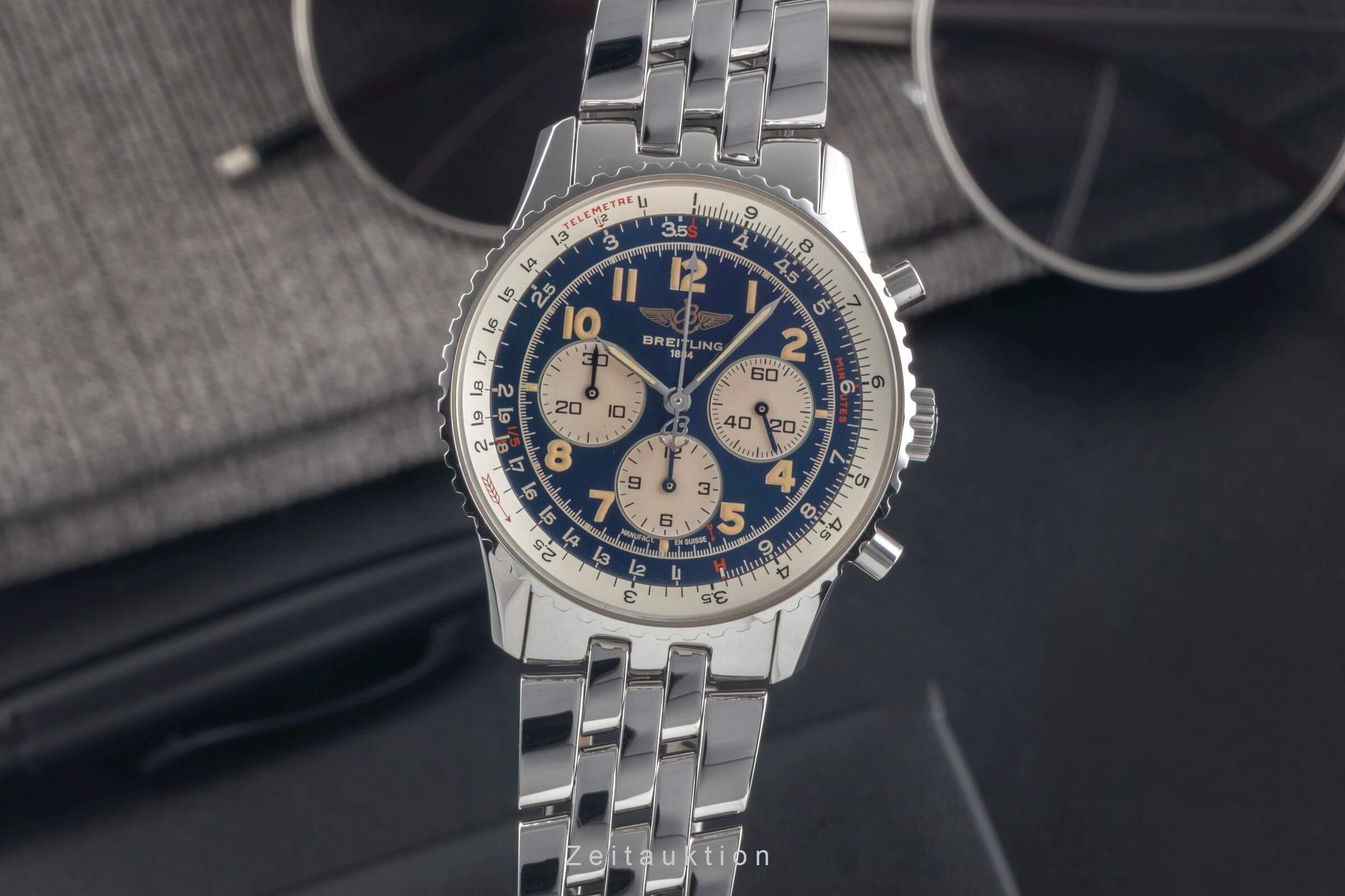 Breitling Old Navitimer Chronograph Automatik Edelstahl Herrenuhr Ref. A30021 [2501358]