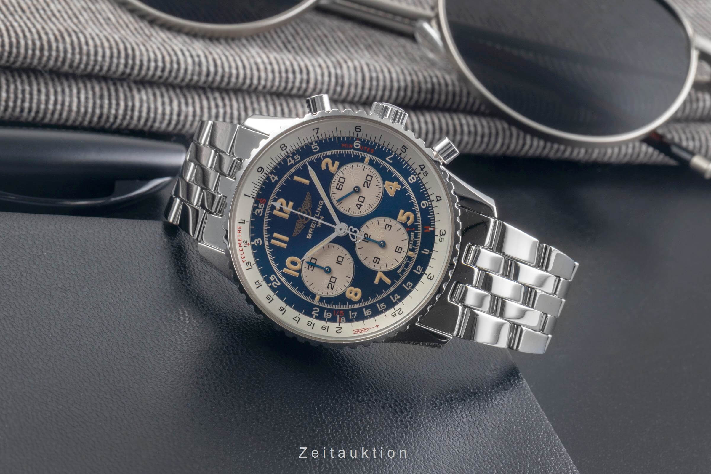Breitling Old Navitimer Chronograph Automatik Edelstahl Herrenuhr Ref. A30021 [2501358]