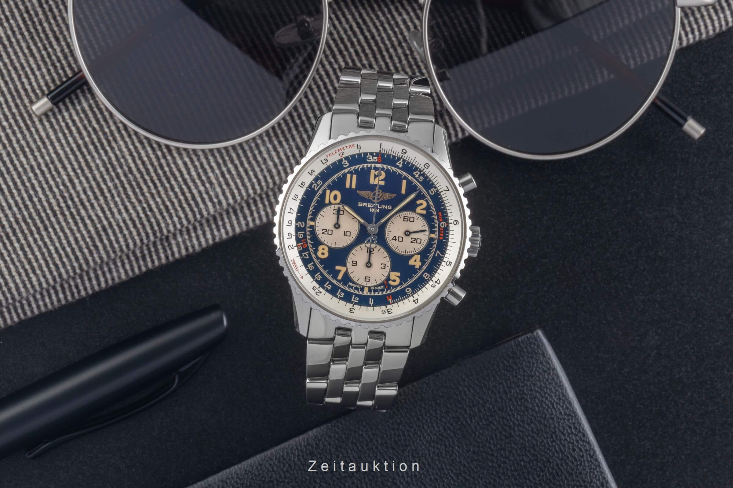 Breitling Old Navitimer Chronograph Automatik Edelstahl Herrenuhr Ref. A30021 [2501358]