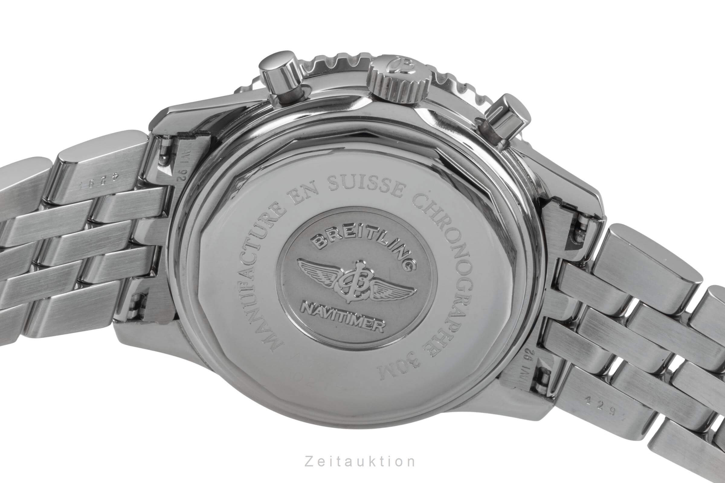 Breitling Old Navitimer Chronograph Automatik Edelstahl Herrenuhr Ref. A30021 [2501358]