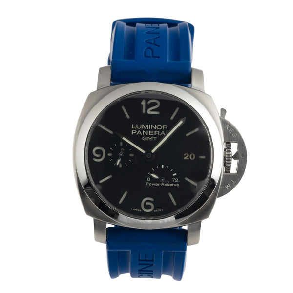 Panerai Luminor GMT acciaio automatismo orologio da uomo PAM00321 LP: 10800EUR  [2501365]