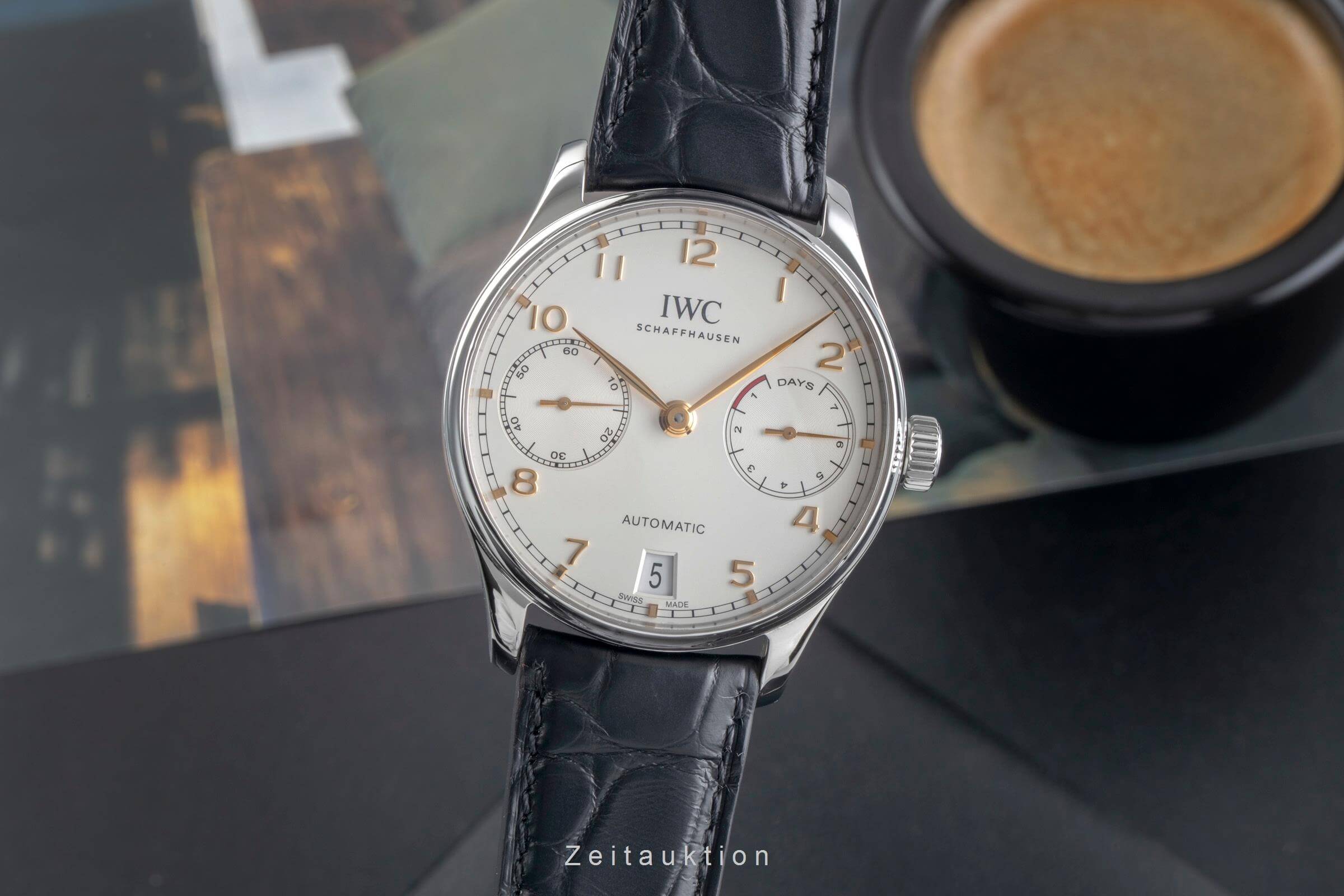 IWC Portugieser steel automatic men's watch IW500704 LP: 14000EUR  [2501367]
