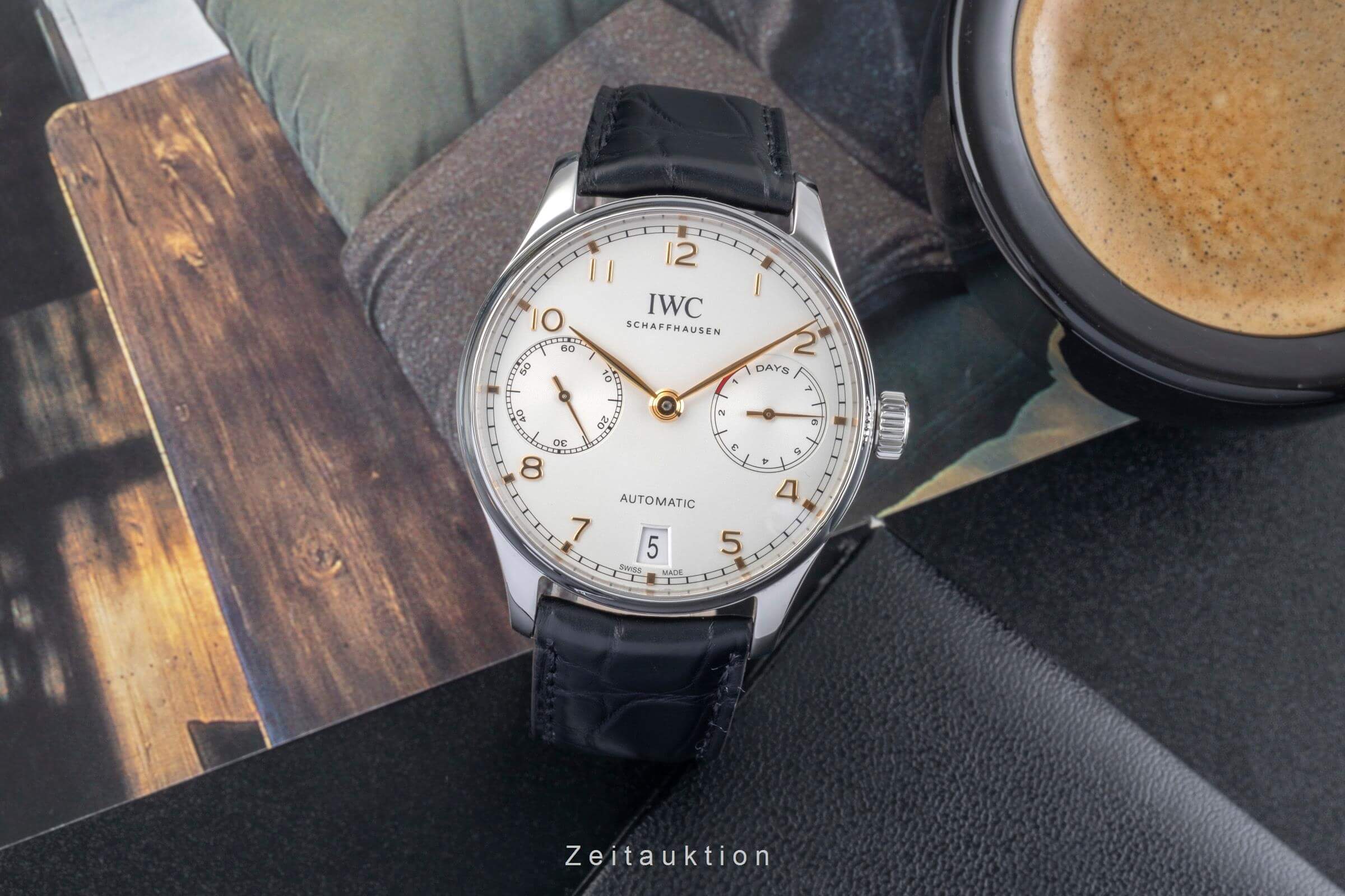IWC Portugieser acciaio automatismo orologio da uomo IW500704 LP: 14000EUR  [2501367]