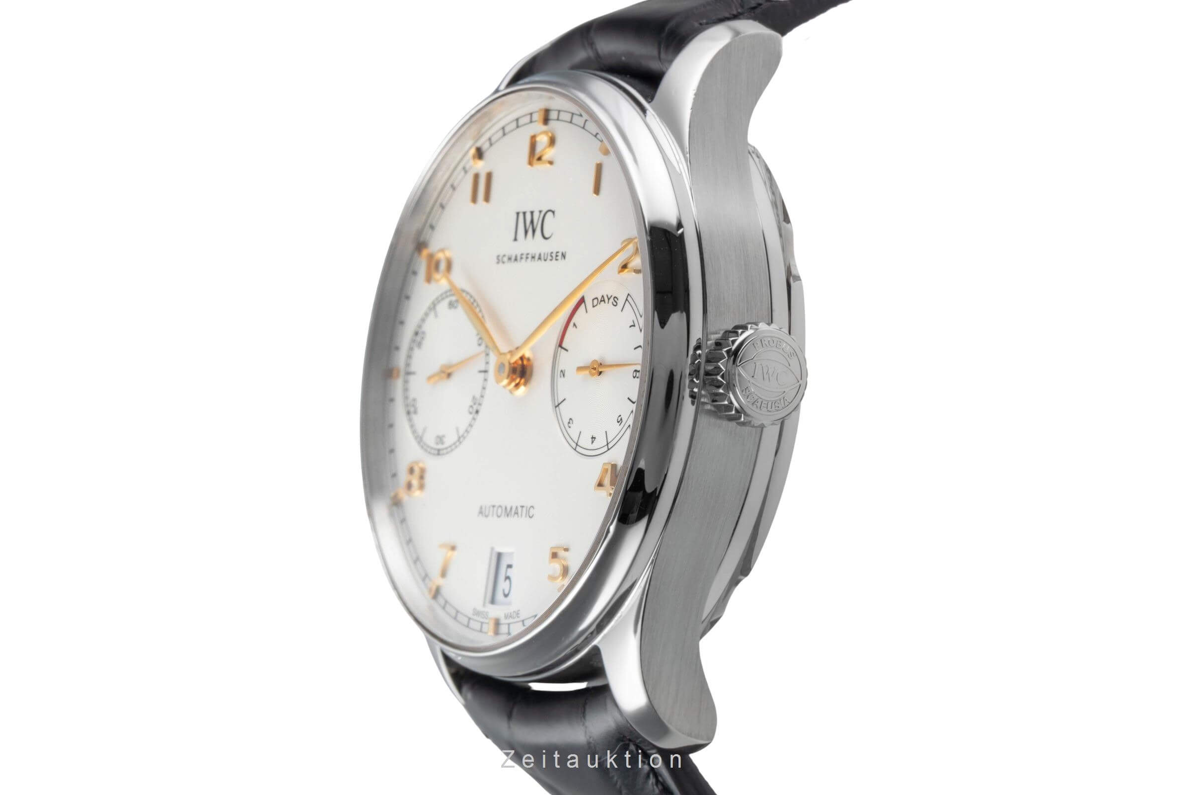 IWC Portugieser acciaio automatismo orologio da uomo IW500704 LP: 14000EUR  [2501367]