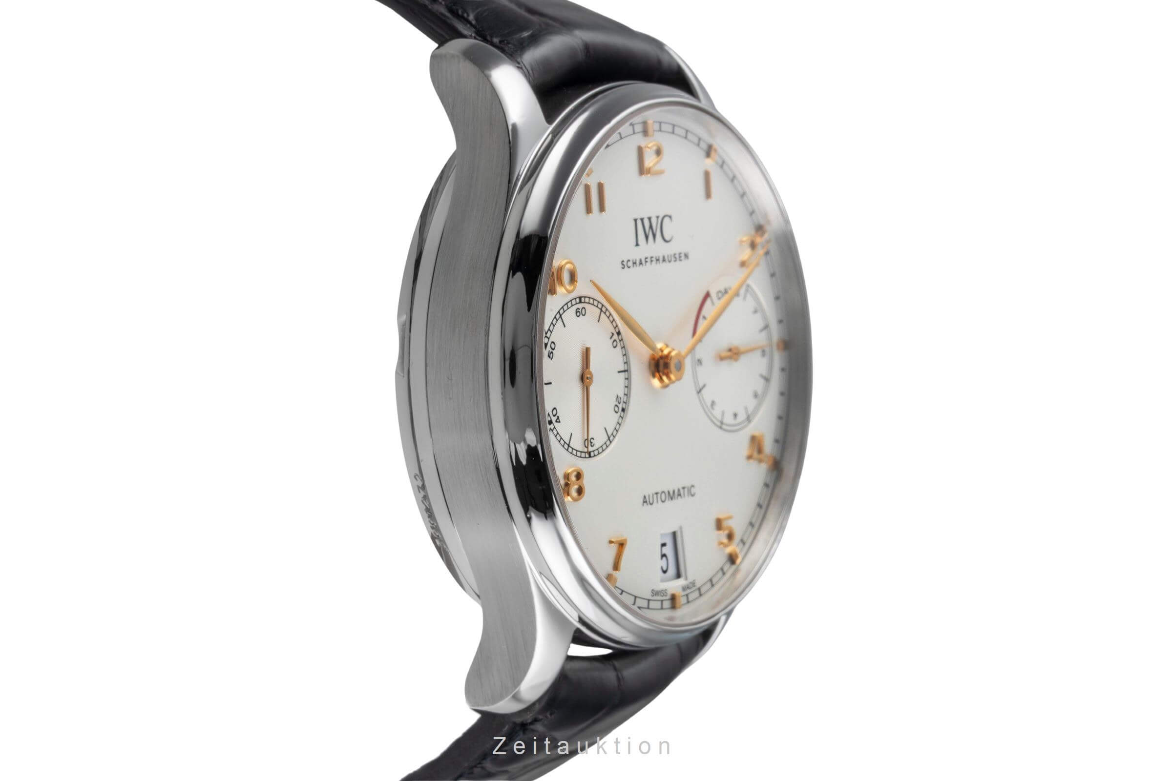 IWC Portugieser acciaio automatismo orologio da uomo IW500704 LP: 14000EUR  [2501367]