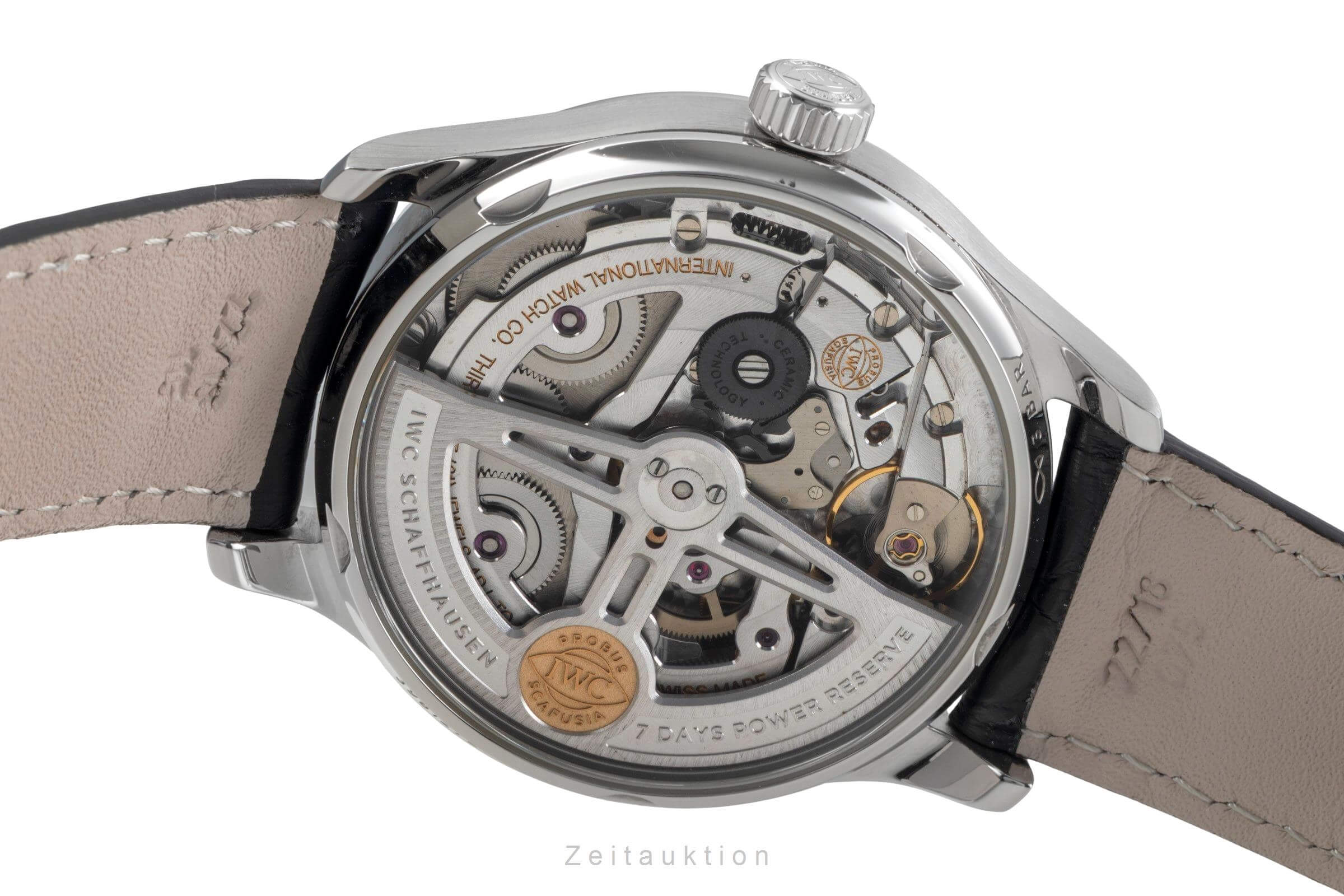 IWC Portugieser acciaio automatismo orologio da uomo IW500704 LP: 14000EUR  [2501367]