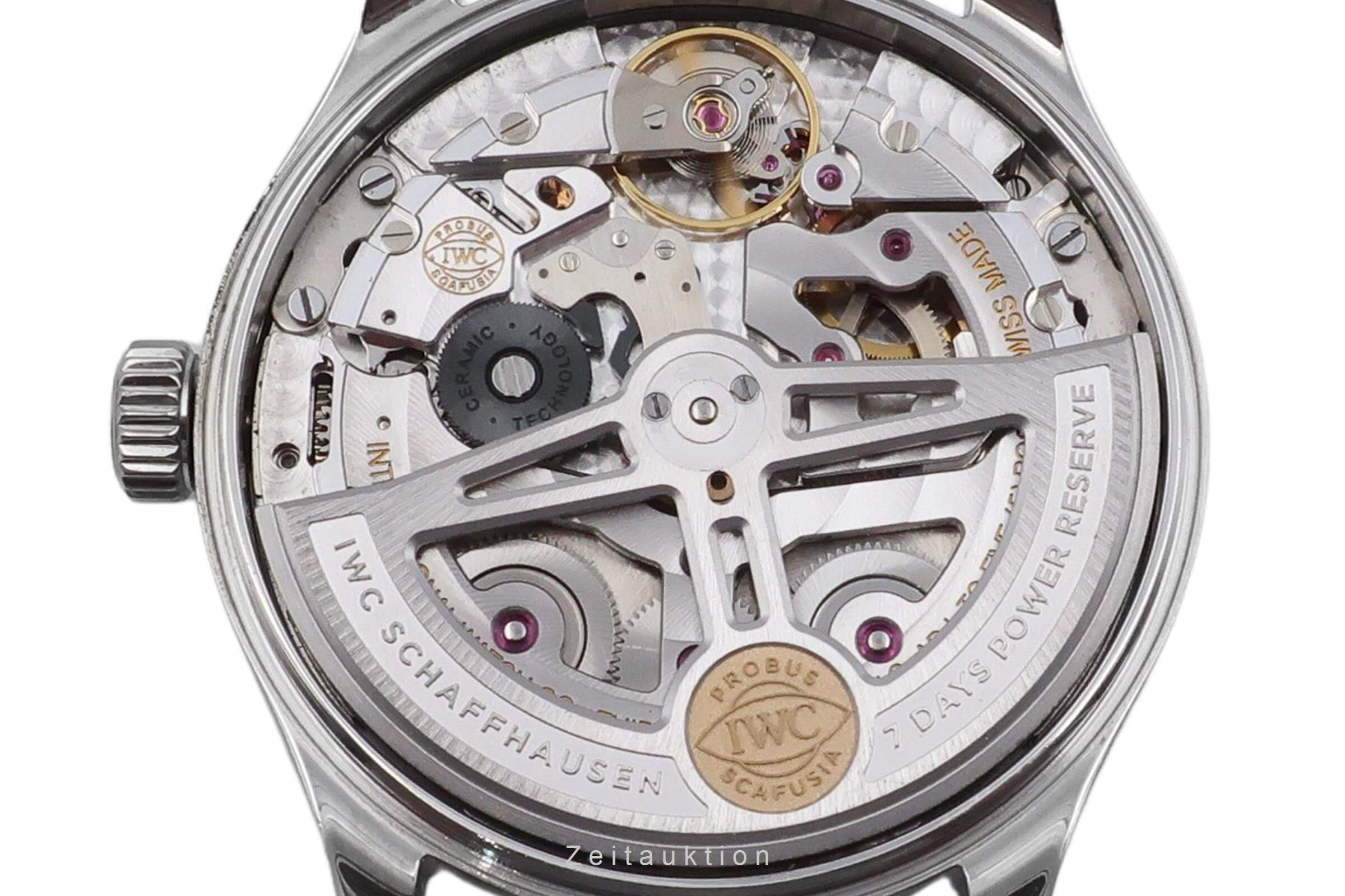 IWC Portugieser acciaio automatismo orologio da uomo IW500704 LP: 14000EUR  [2501367]