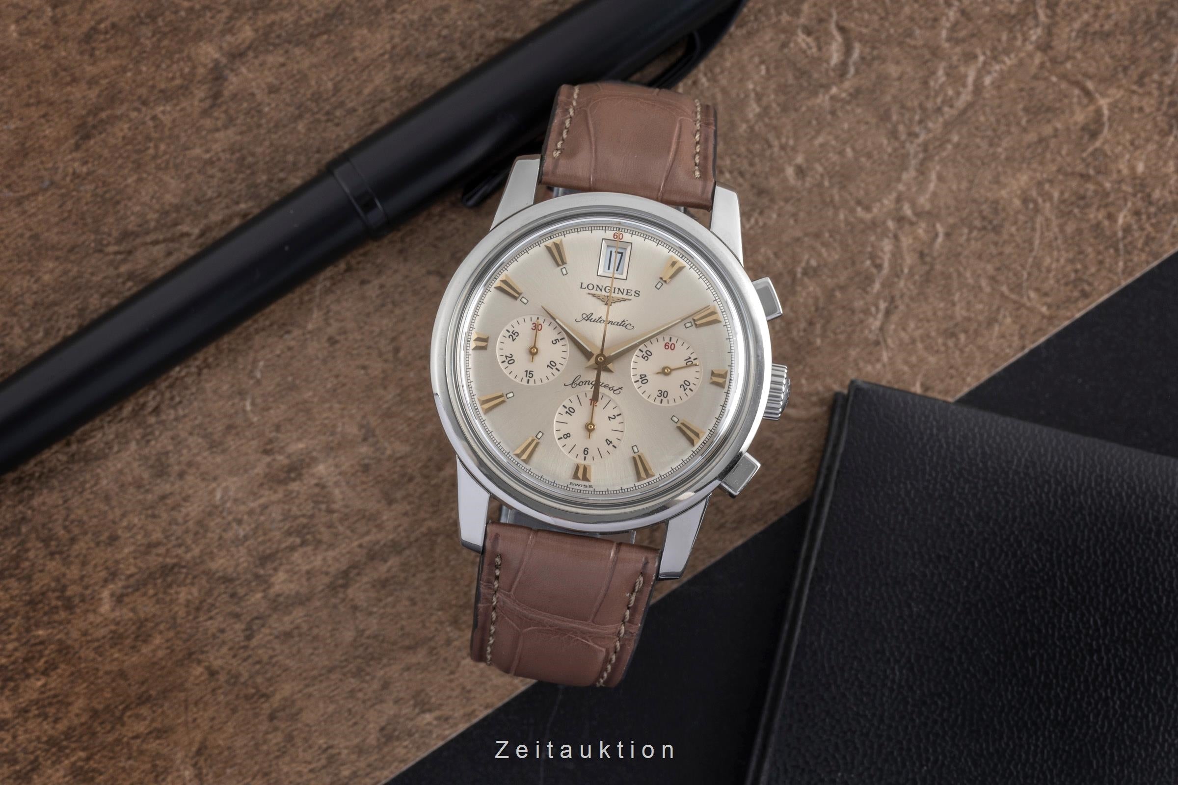 Longines Conquest cronógrafo acero automático reloj para caballeros L1.641.4  [2501371]