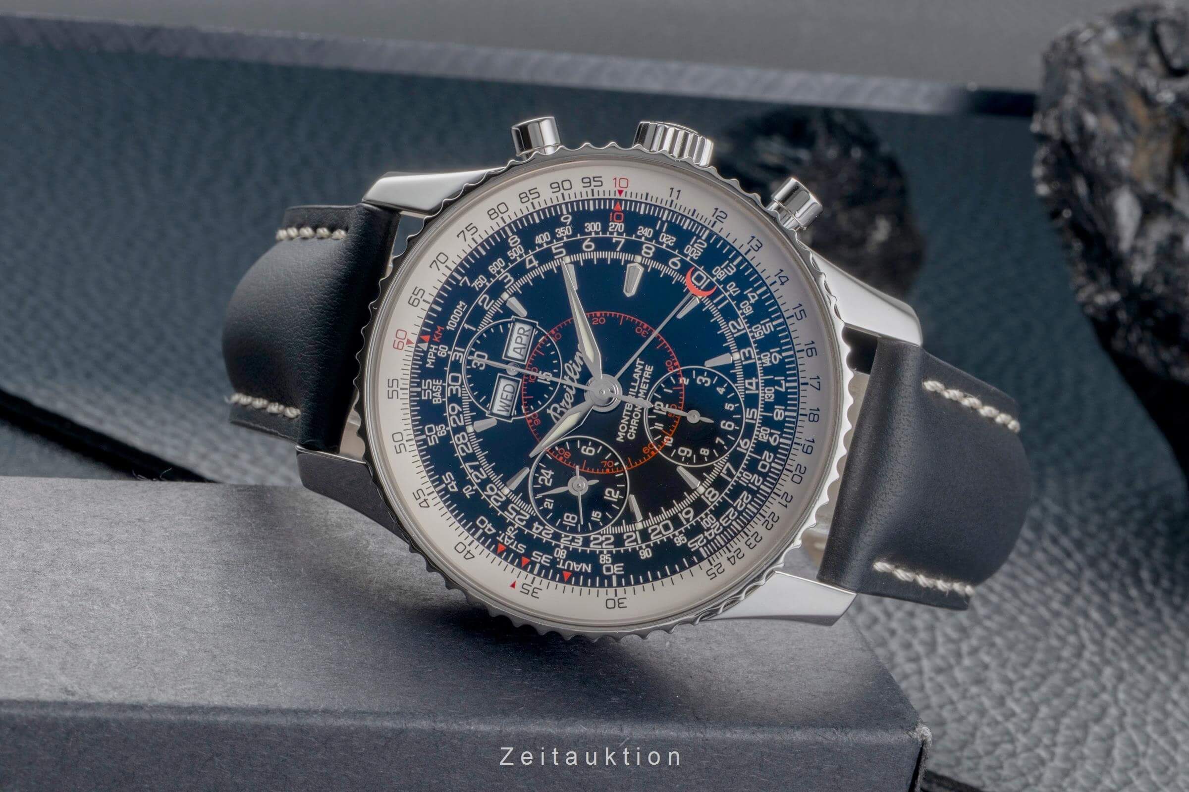 Breitling Montbrillant Datora  cronografo acciaio automatismo orologio da uomo A21330  [2501379]