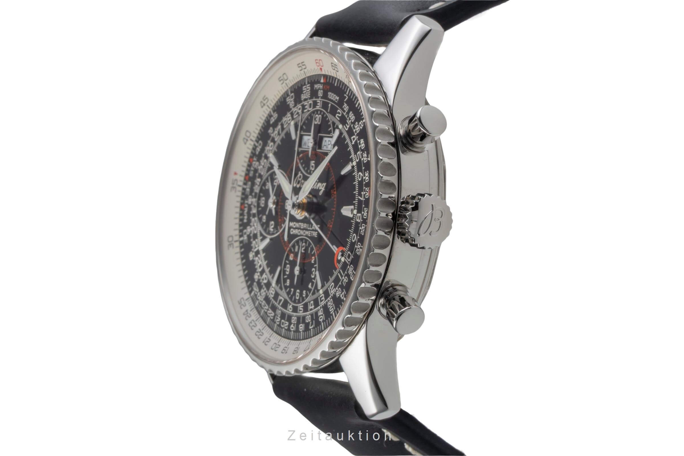 Breitling Montbrillant Datora  cronografo acciaio automatismo orologio da uomo A21330  [2501379]