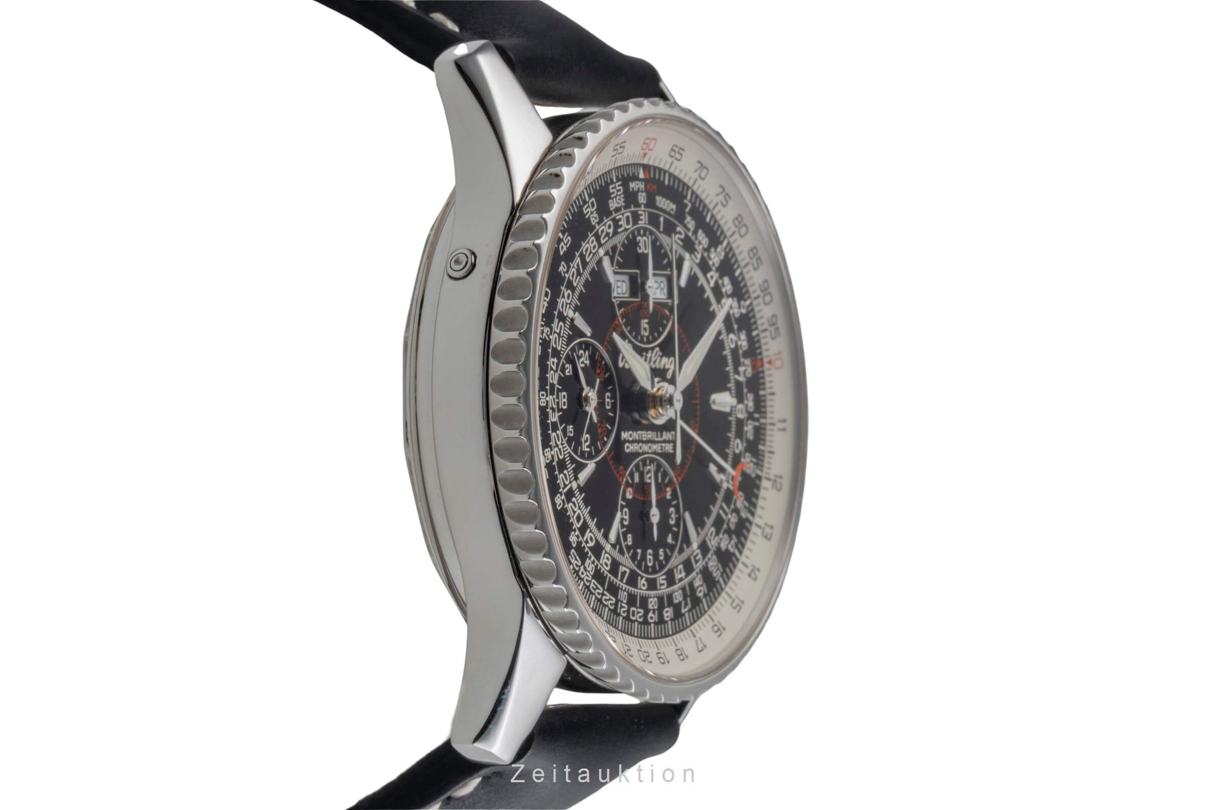 Breitling Montbrillant Datora  cronografo acciaio automatismo orologio da uomo A21330  [2501379]